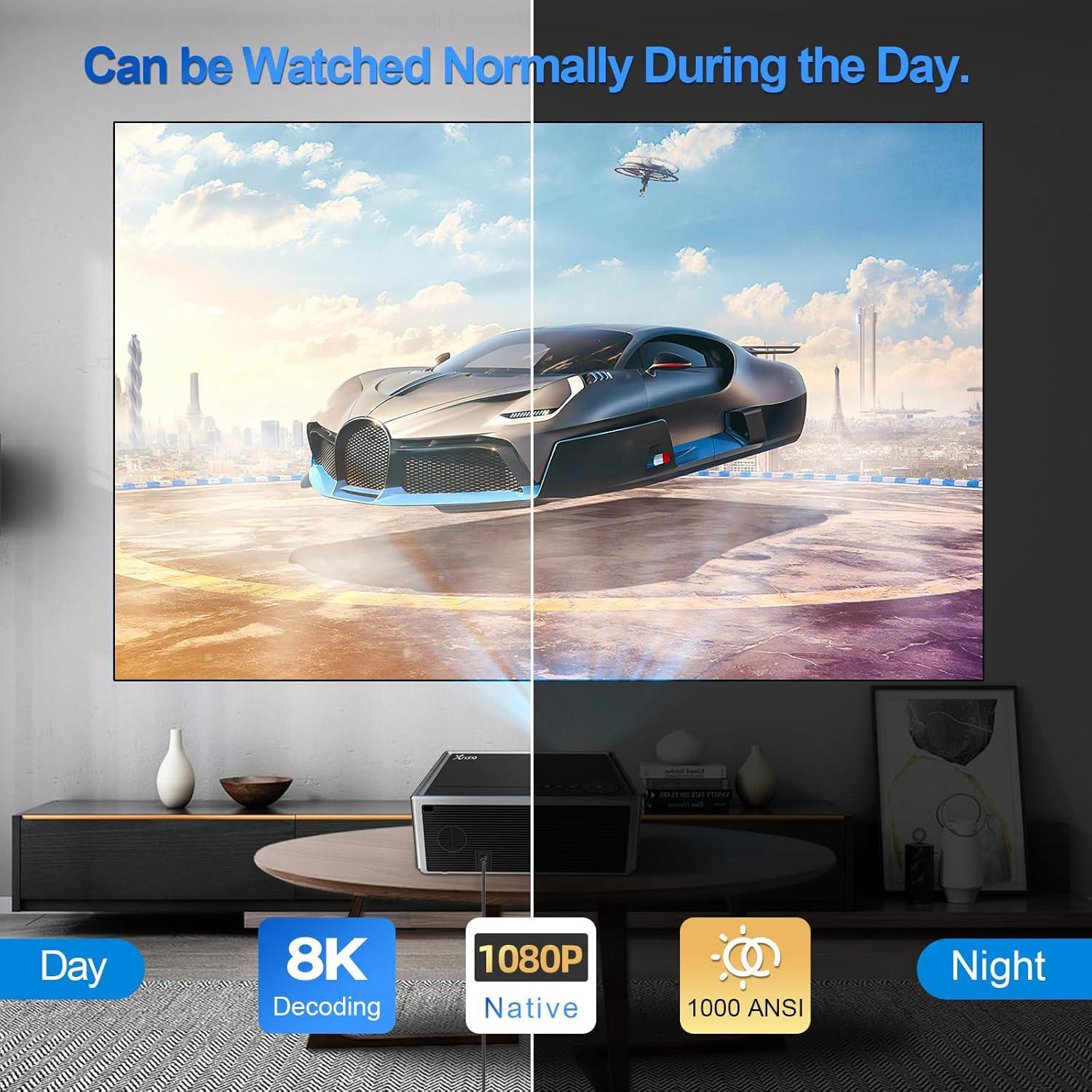 Proyector XNANO X7A 1080P 8K/4K Enfoque Automático WiFi