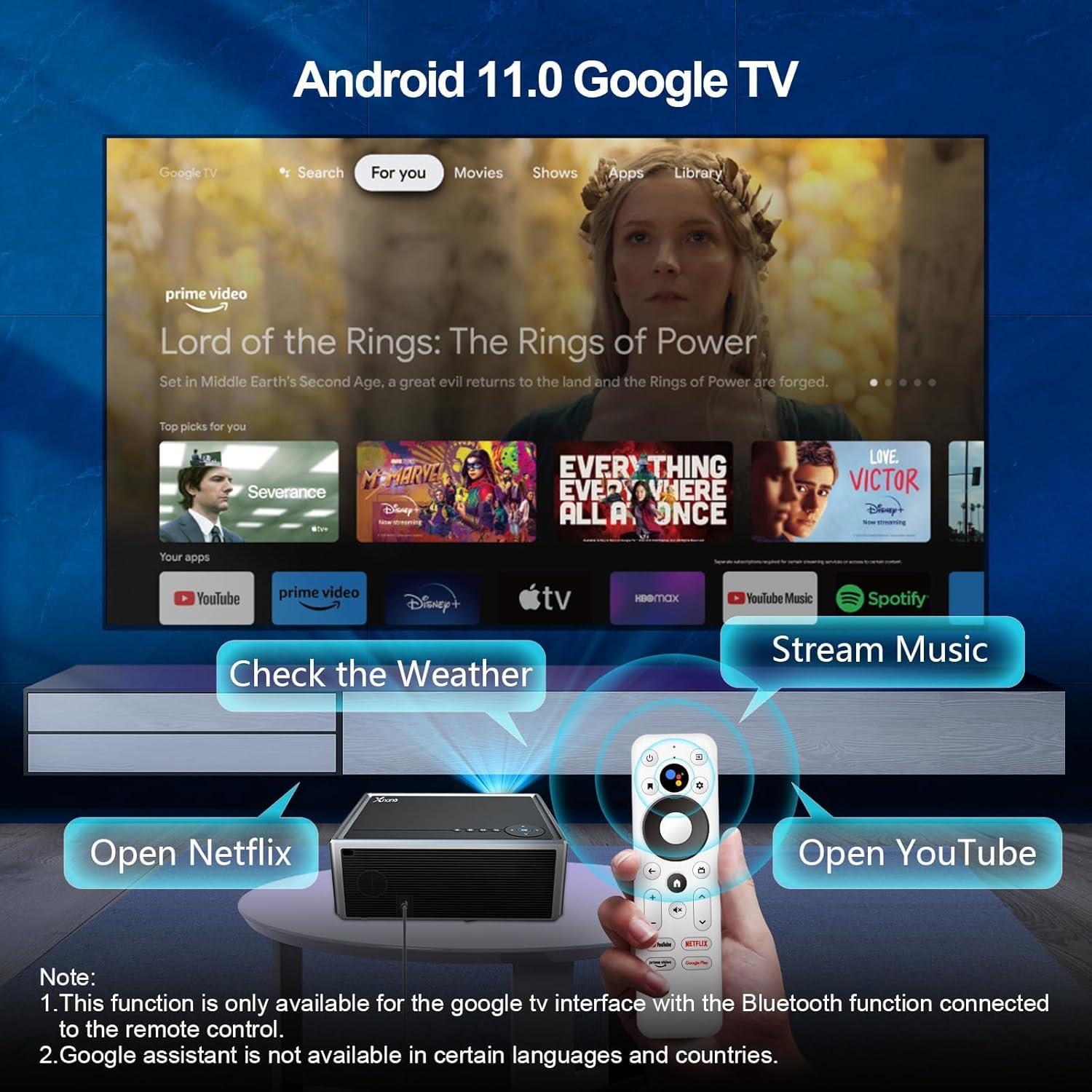 Proyector XNANO X7A 1080P 8K/4K Enfoque Automático WiFi