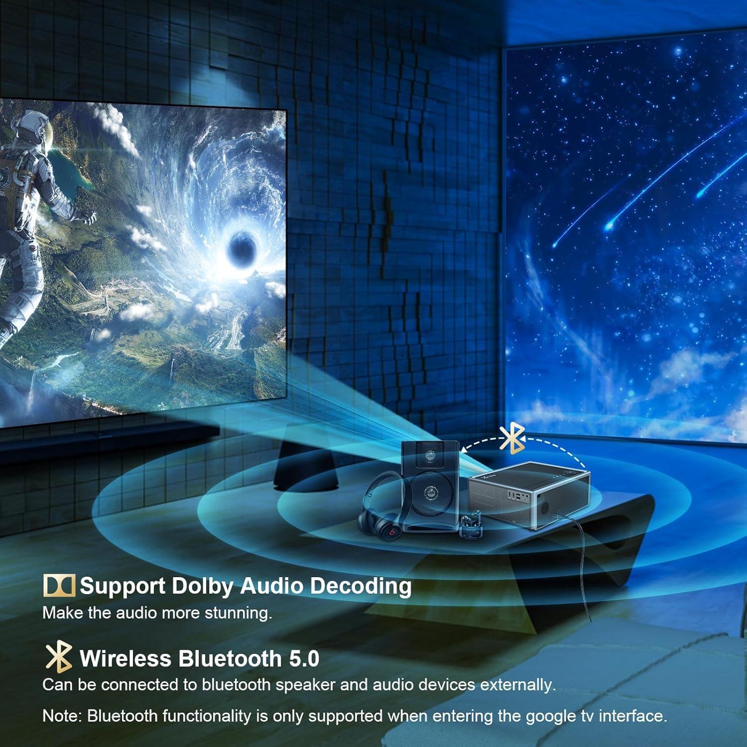 Proyector XNANO X7A 1080P 8K/4K Enfoque Automático WiFi