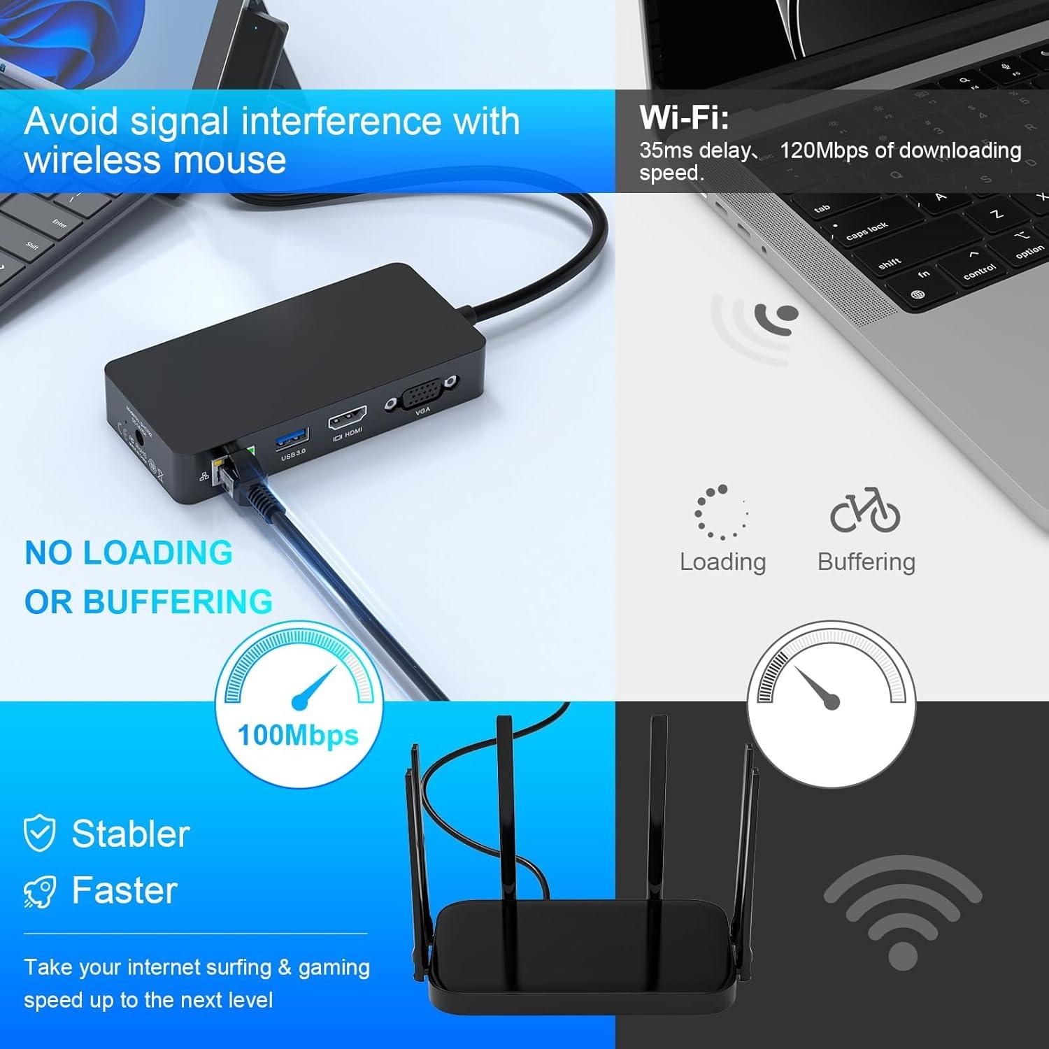 Dock Microsoft Surface Pro 11 en 1 HDMI 4K VGA 72W