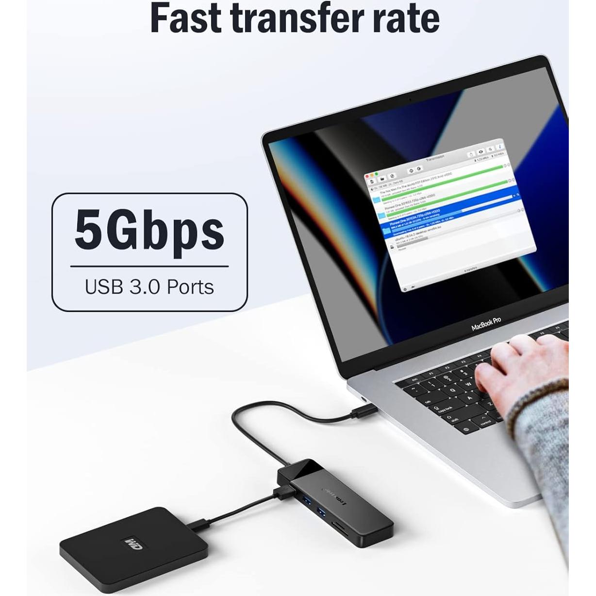 Estación de Acoplamiento USB C Lemorele 10 en 1 4K HDMI VGA