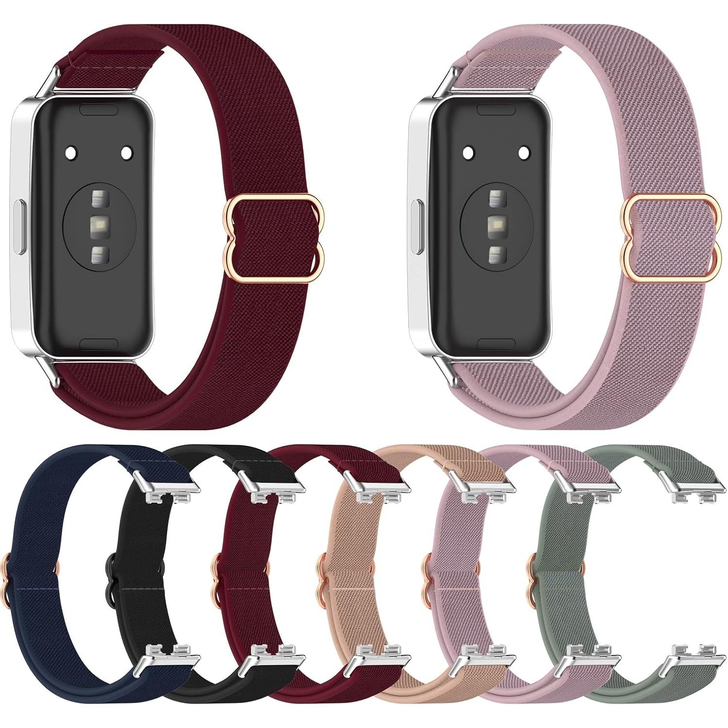 Correa de Reemplazo MOTONG para Huawei Band 10/9/8 - Nylon Elástico