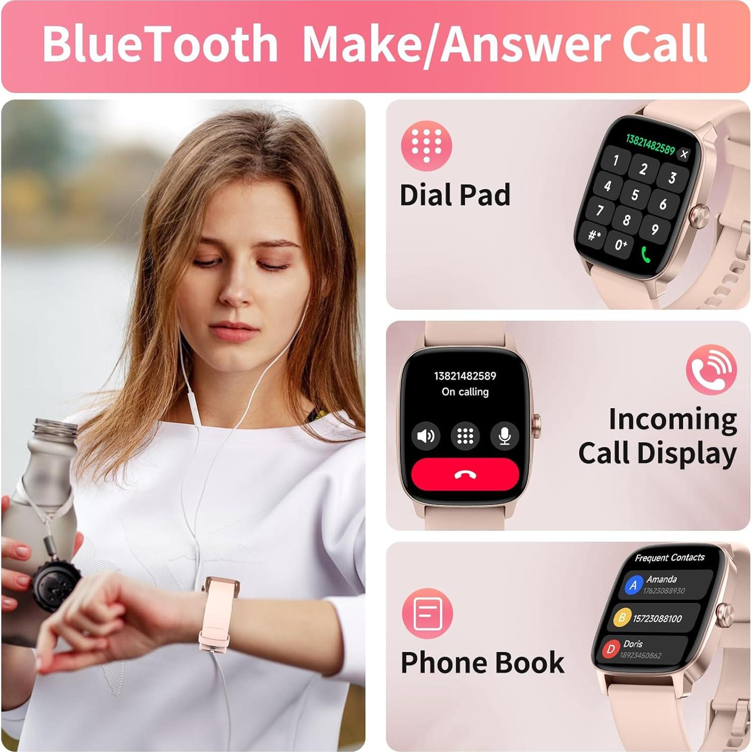 Reloj Inteligente YMZ TGW01 Bluetooth 5.3 IP68 1.85"