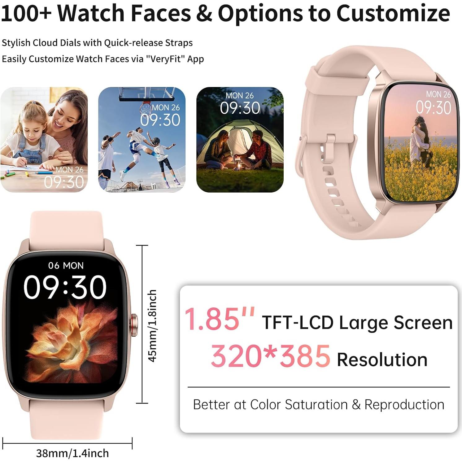 Reloj Inteligente YMZ TGW01 Bluetooth 5.3 IP68 1.85"