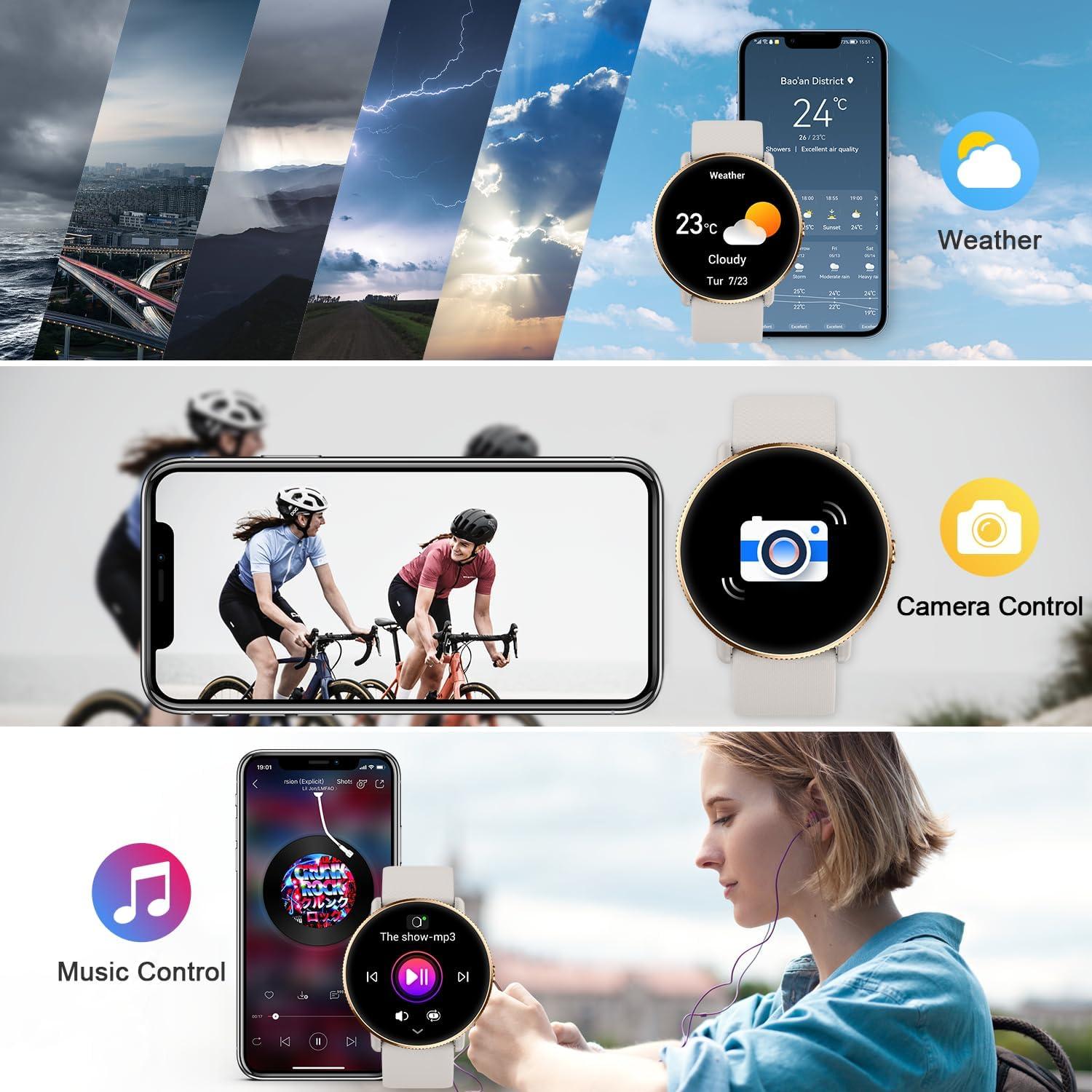 Reloj Inteligente Fitness S61 - Monitor Cardíaco, Llamadas, IP68