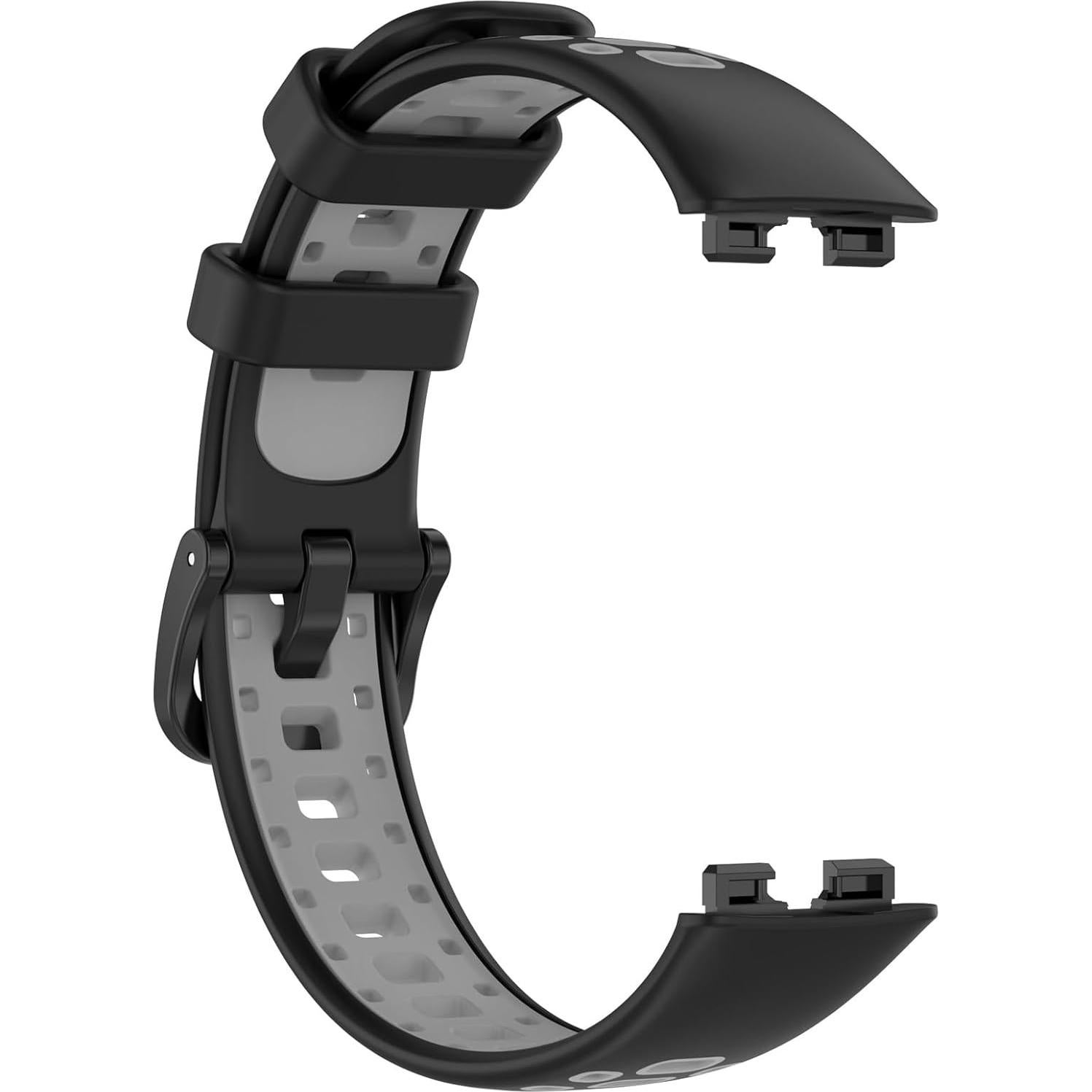 Correa de Reemplazo TPU MOTONG para Huawei Band 10/9/8 - Negro/Gris