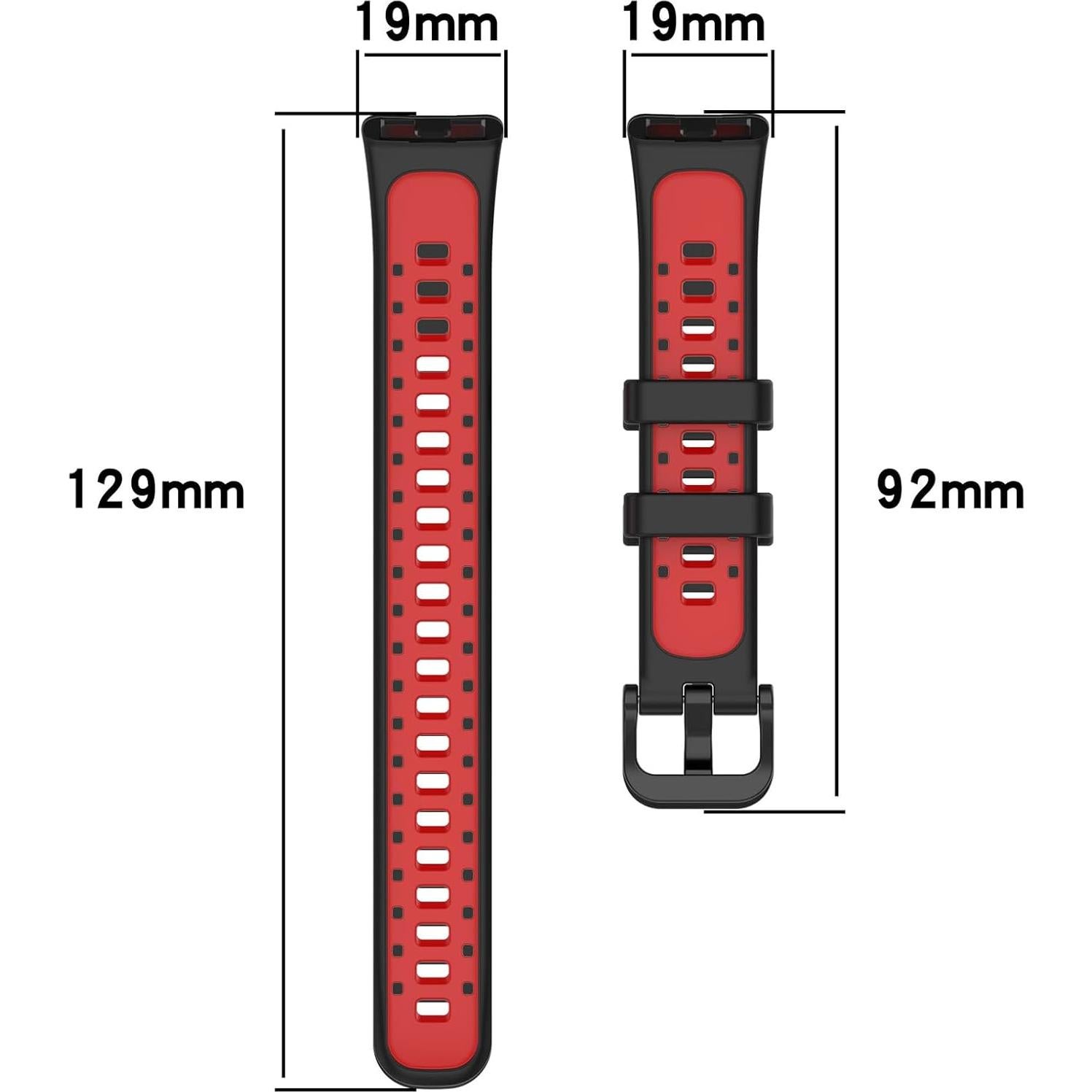 Correa de Reemplazo TPU MOTONG para Huawei Band 10/9/8 - Negro/Gris