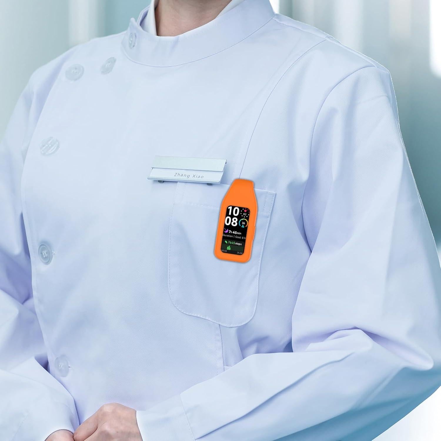 Hebilla de Clip Universal Disscool para Huawei Band 10/9/8 - Silicona Suave