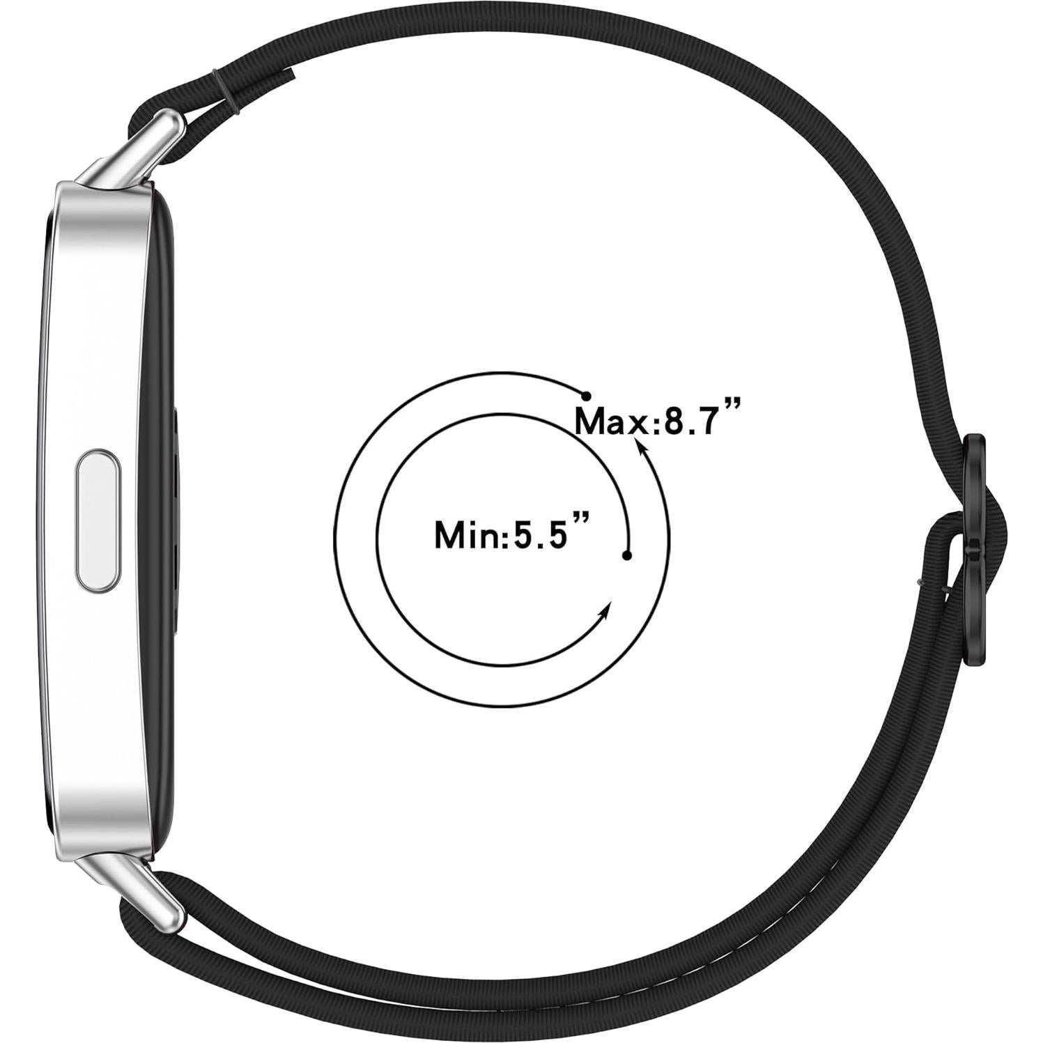 Banda Elástica FitTurn para HUAWEI Band 10/9/8 - Nylon Ajustable