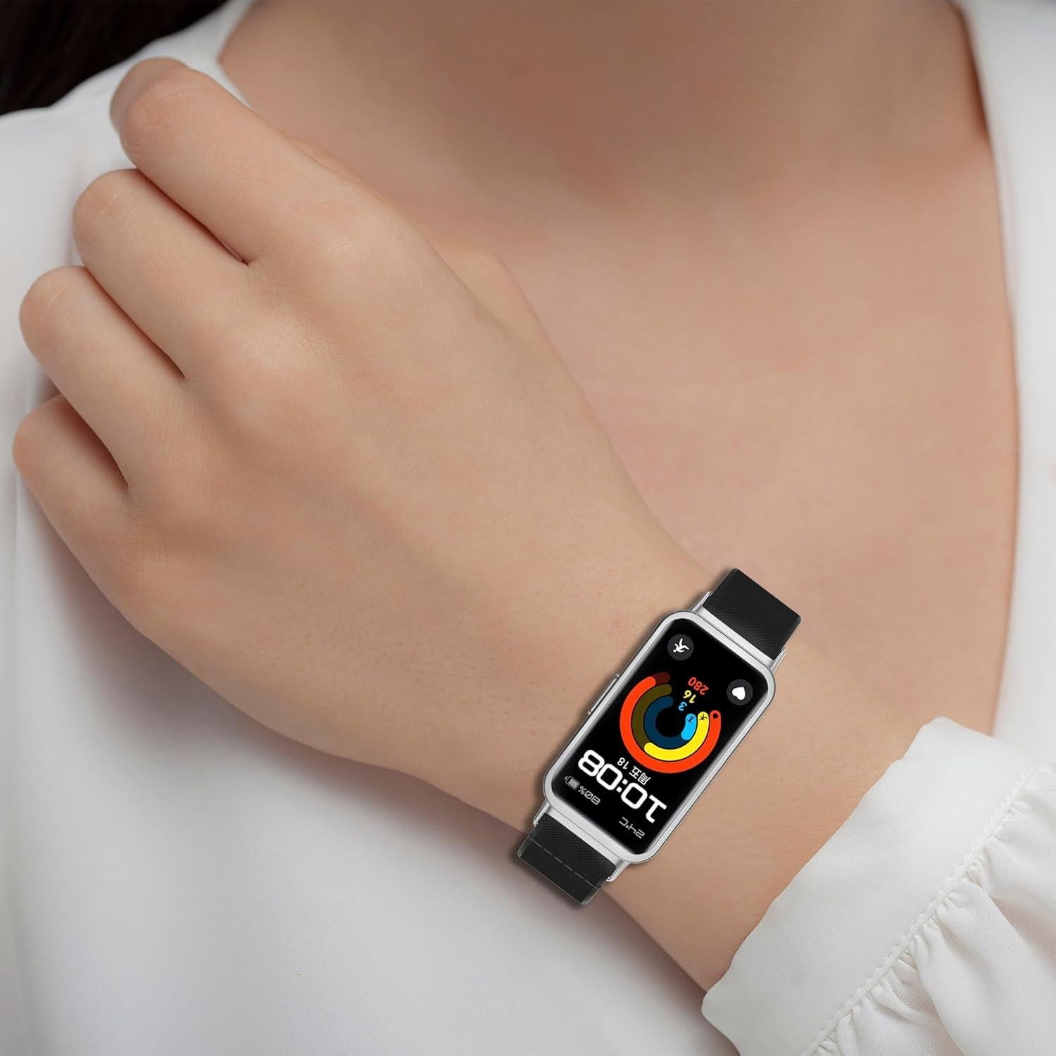 Banda Elástica FitTurn para HUAWEI Band 10/9/8 - Nylon Ajustable