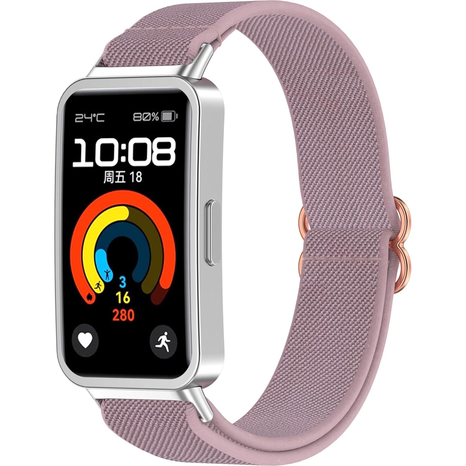 Banda Elástica FitTurn para HUAWEI Band 10/9/8 - Nylon Ajustable
