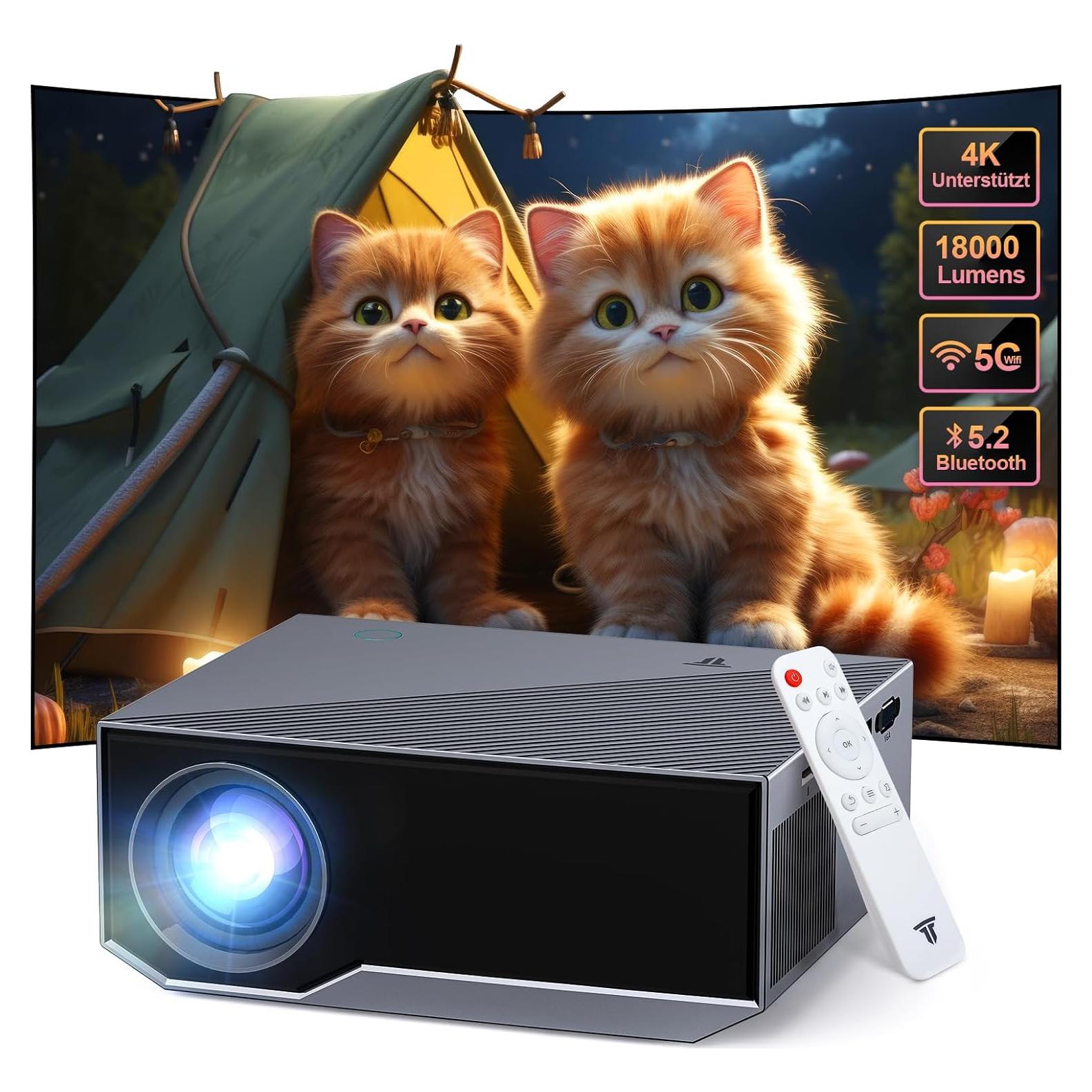 Proyector ZDK Full HD 1080P 20000 Lumens WiFi Bluetooth