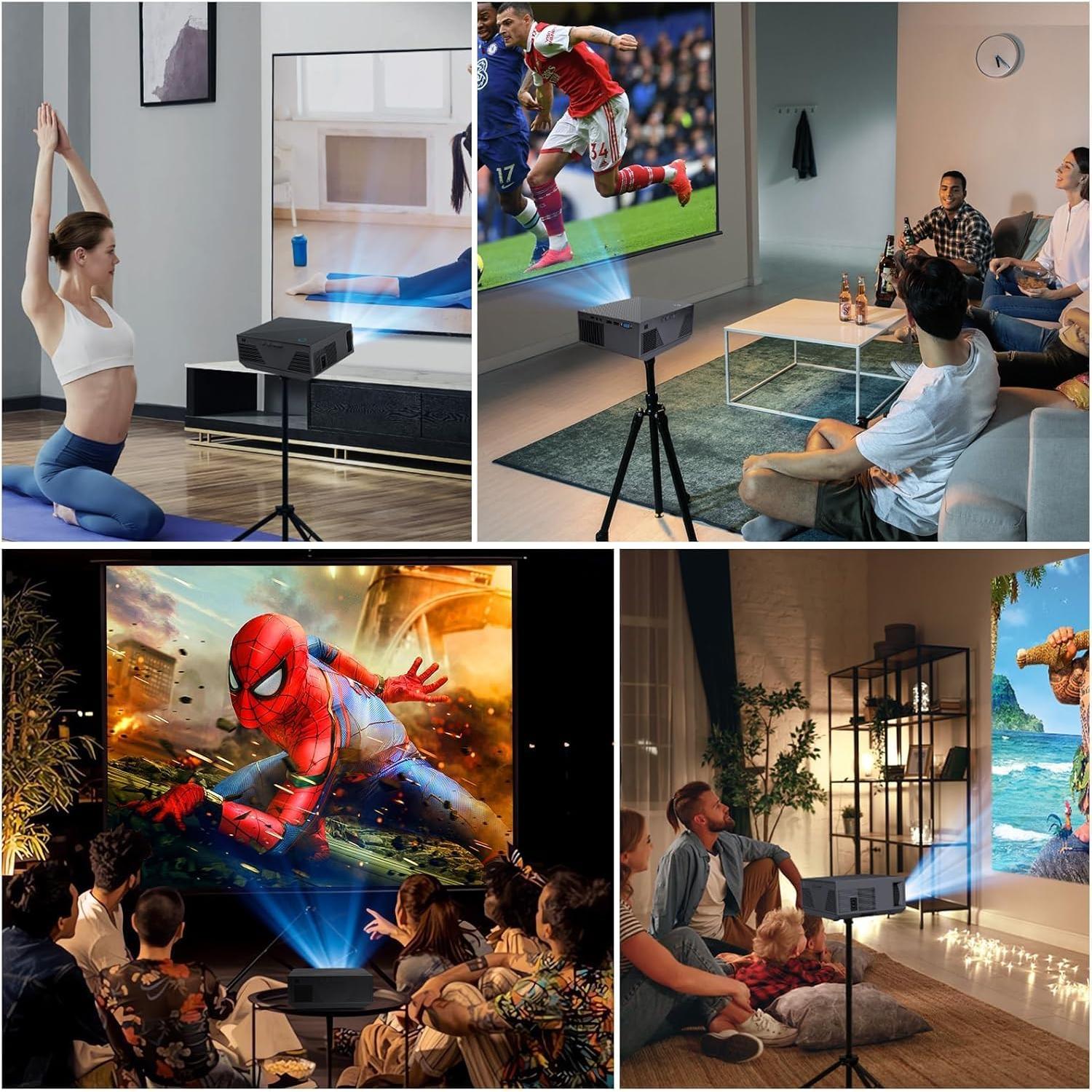 Proyector ZDK Full HD 1080P 20000 Lumens WiFi Bluetooth