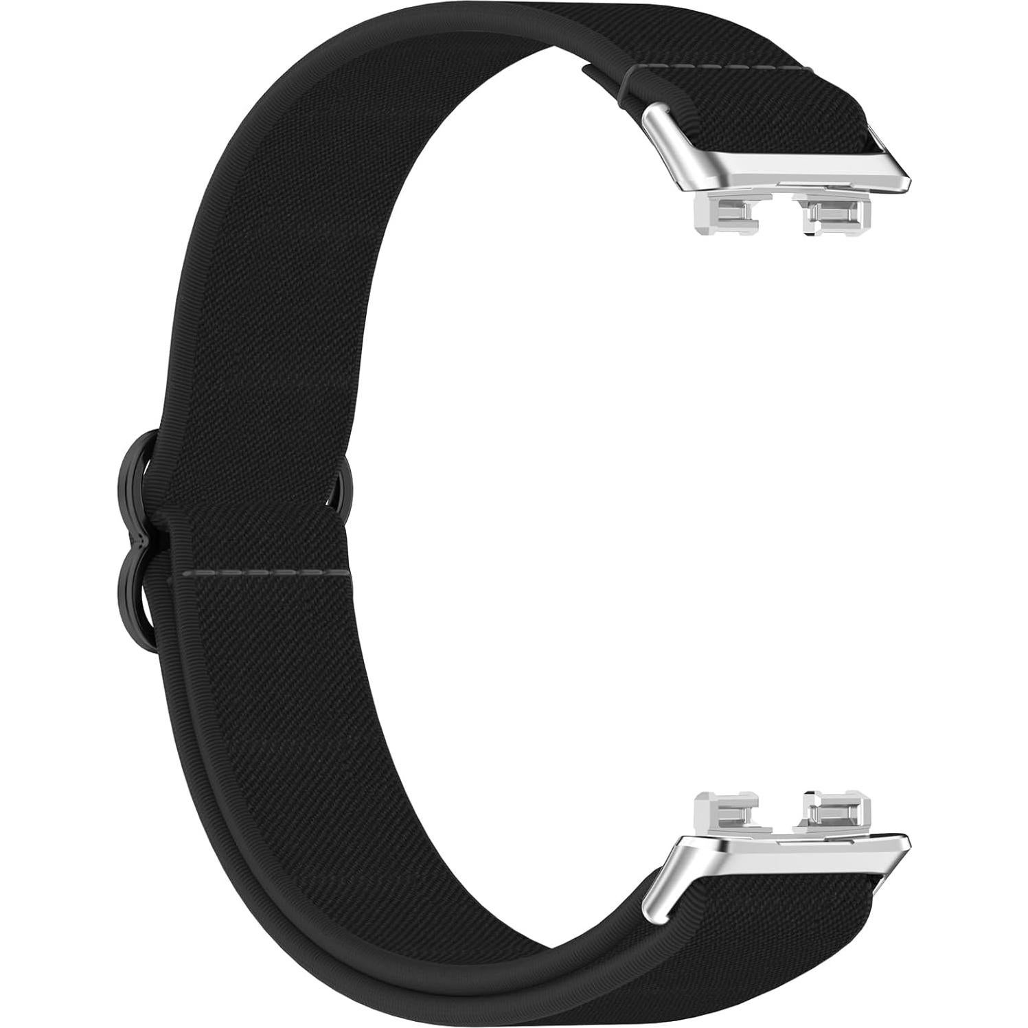 Correa de Reemplazo LOKEKE para Huawei Band 10/9/8 - Nylon Negro