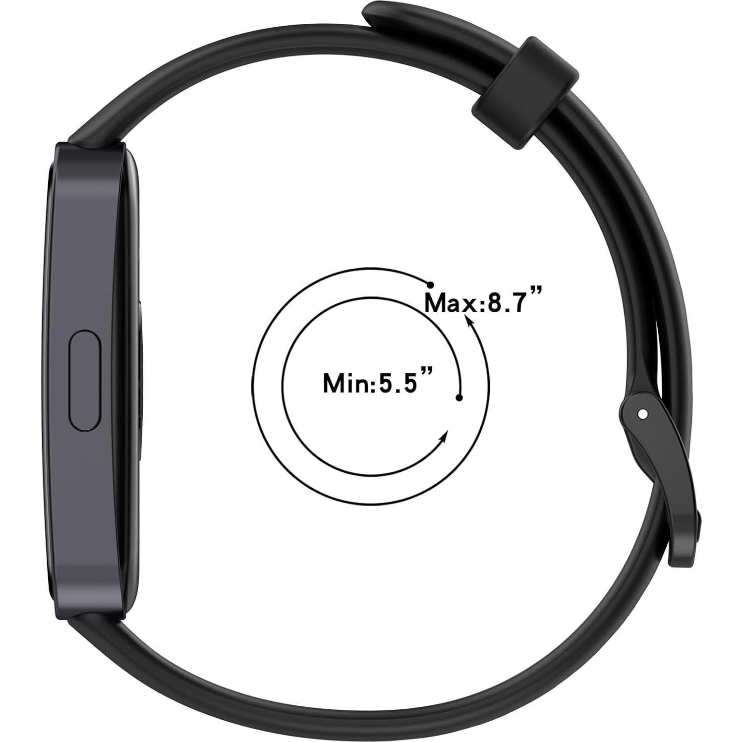 Correa de Silicona Ajustable AWADUO para Huawei Band 10/9/8