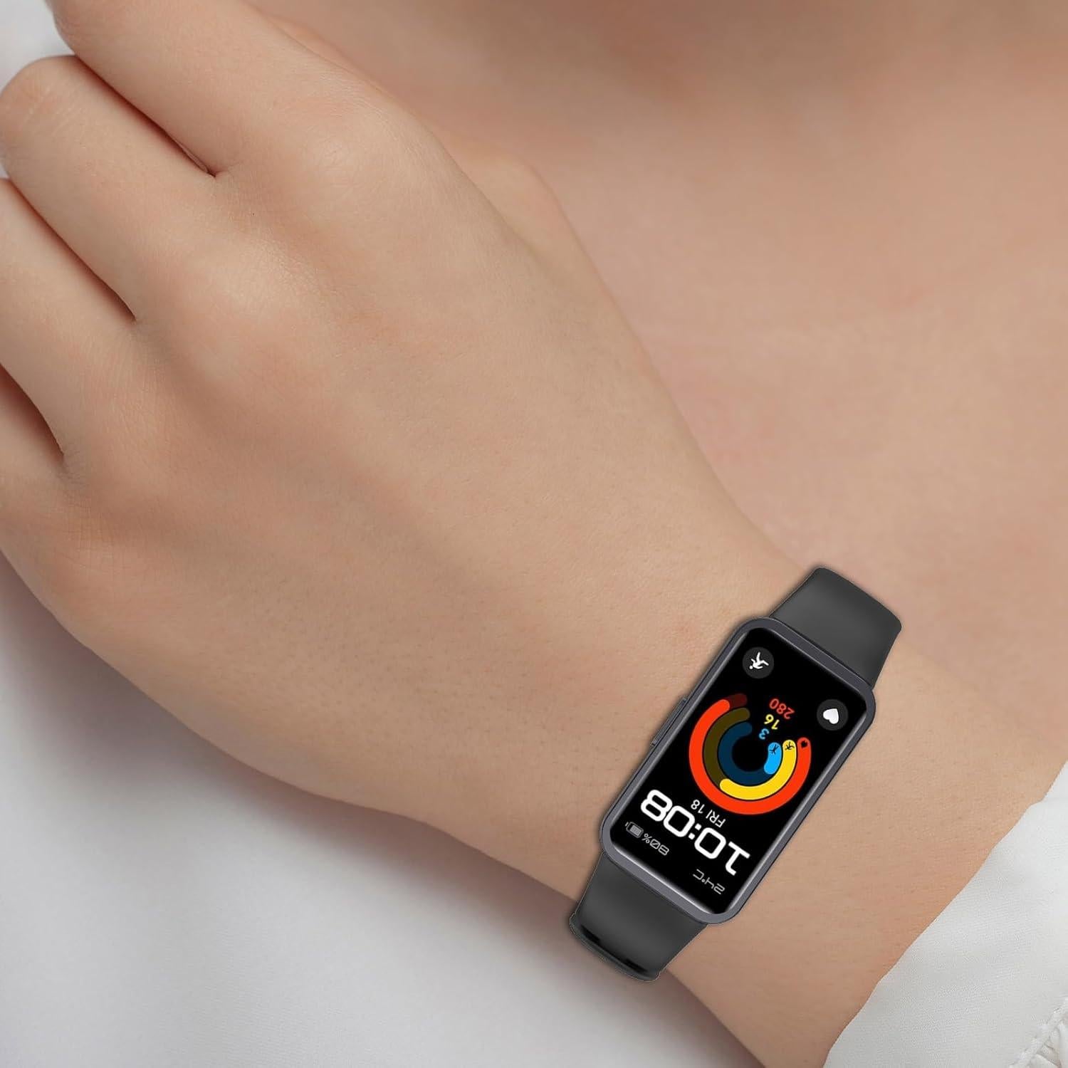 Correa de Silicona Ajustable AWADUO para Huawei Band 10/9/8