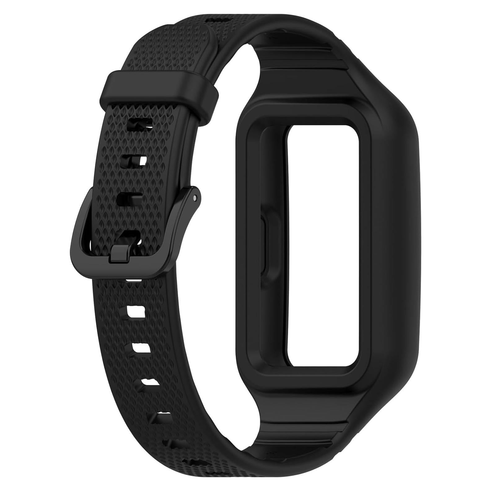 Correa de Reemplazo LOKEKE para Huawei Band 10/9/8/7 - TPE Negro