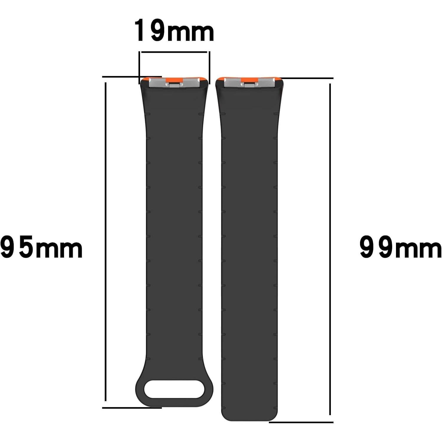 Correa de Reemplazo LOKEKE para Huawei Band 10/9/8 - Silicona Negra