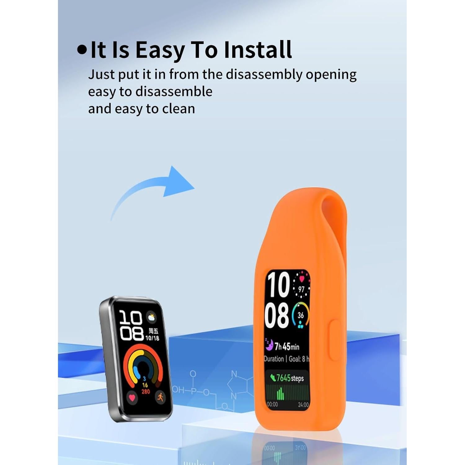 Funda de Silicona para Huawei Band 10/9/8 - Resistente a Caídas