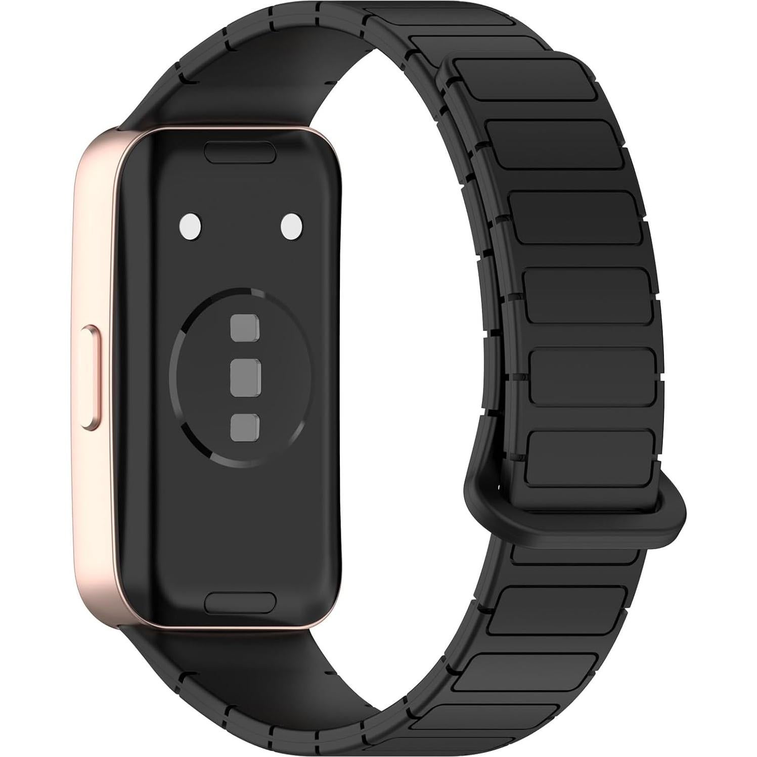 Correa de Silicona MOTONG para Huawei Band 10/9/8 - Negro