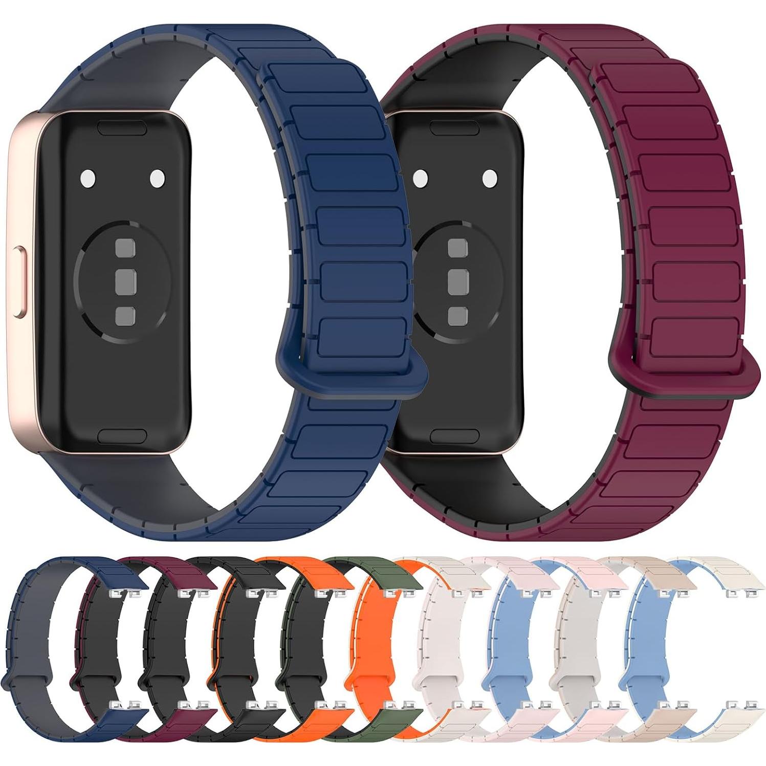 Correa de Silicona MOTONG para Huawei Band 10/9/8 - Negro