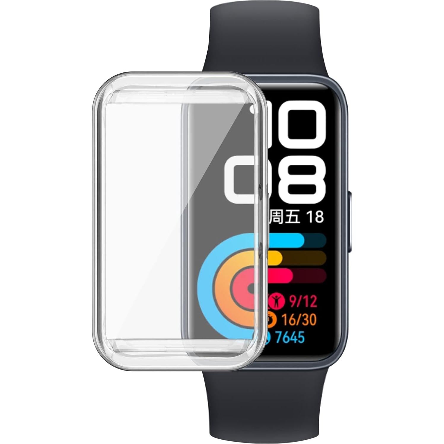 Funda Protectora TPU para Huawei Band 10/9/8 - Transparente