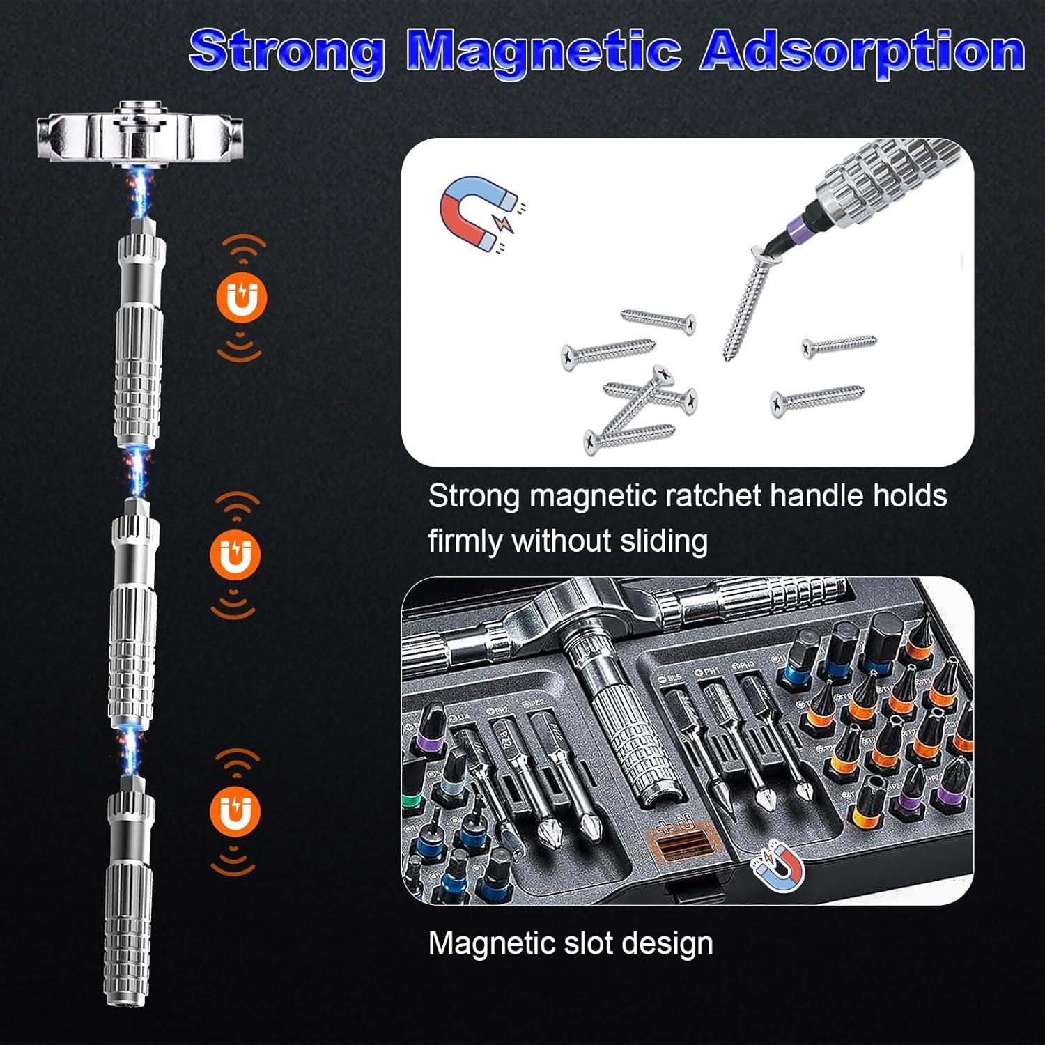 Juego de Destornilladores Magnéticos 40-en-1 LeCoirrax S2