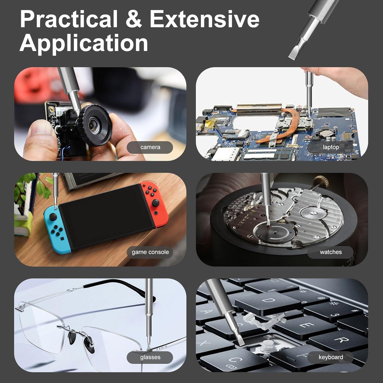 Juego de Destornilladores Magnéticos 24 en 1 Gastbest - Acero