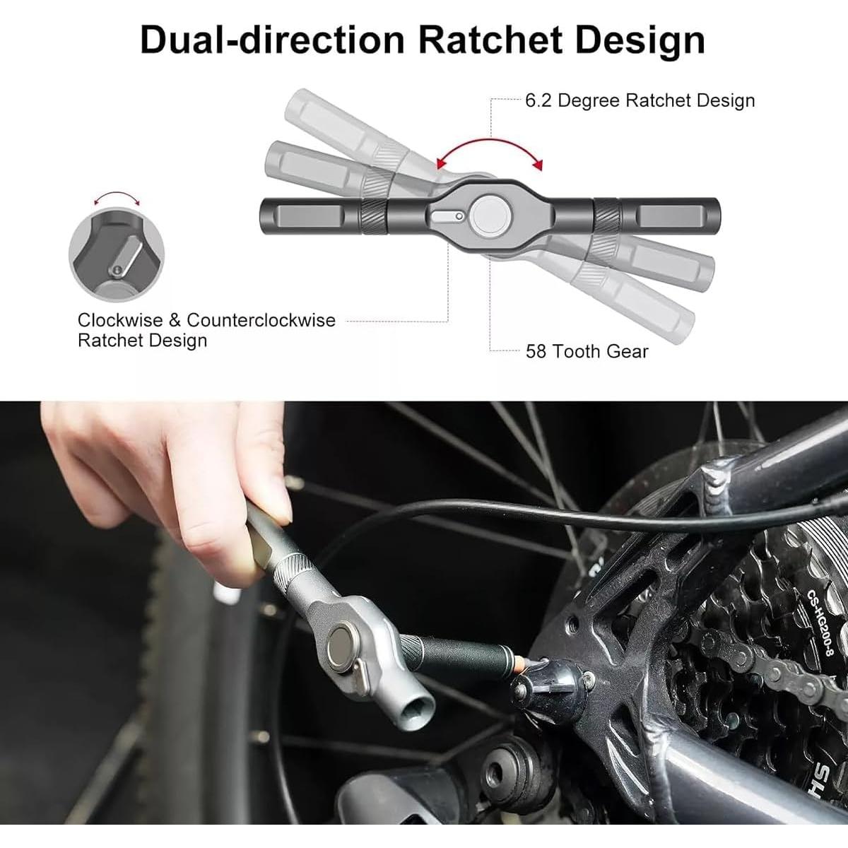 Juego de Destornilladores Magnéticos 42 en 1 Liucocotos - Puntas S2 y Mango Intercambiable
