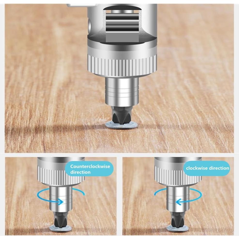 Destornillador de Trinquete 10 en 1 Szhdxsy - Acero S2, 180°
