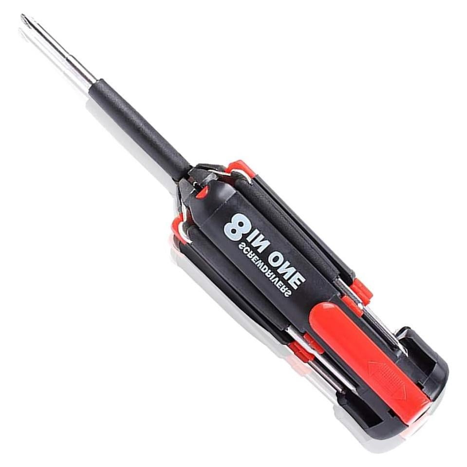 Juego de Destornilladores Portátil 8 en 1 VIP Global Exim con Linterna LED