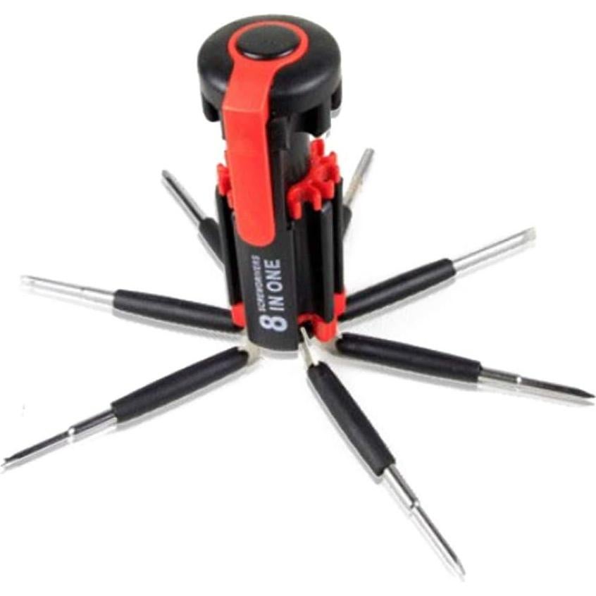 Juego de Destornilladores Portátil 8 en 1 VIP Global Exim con Linterna LED