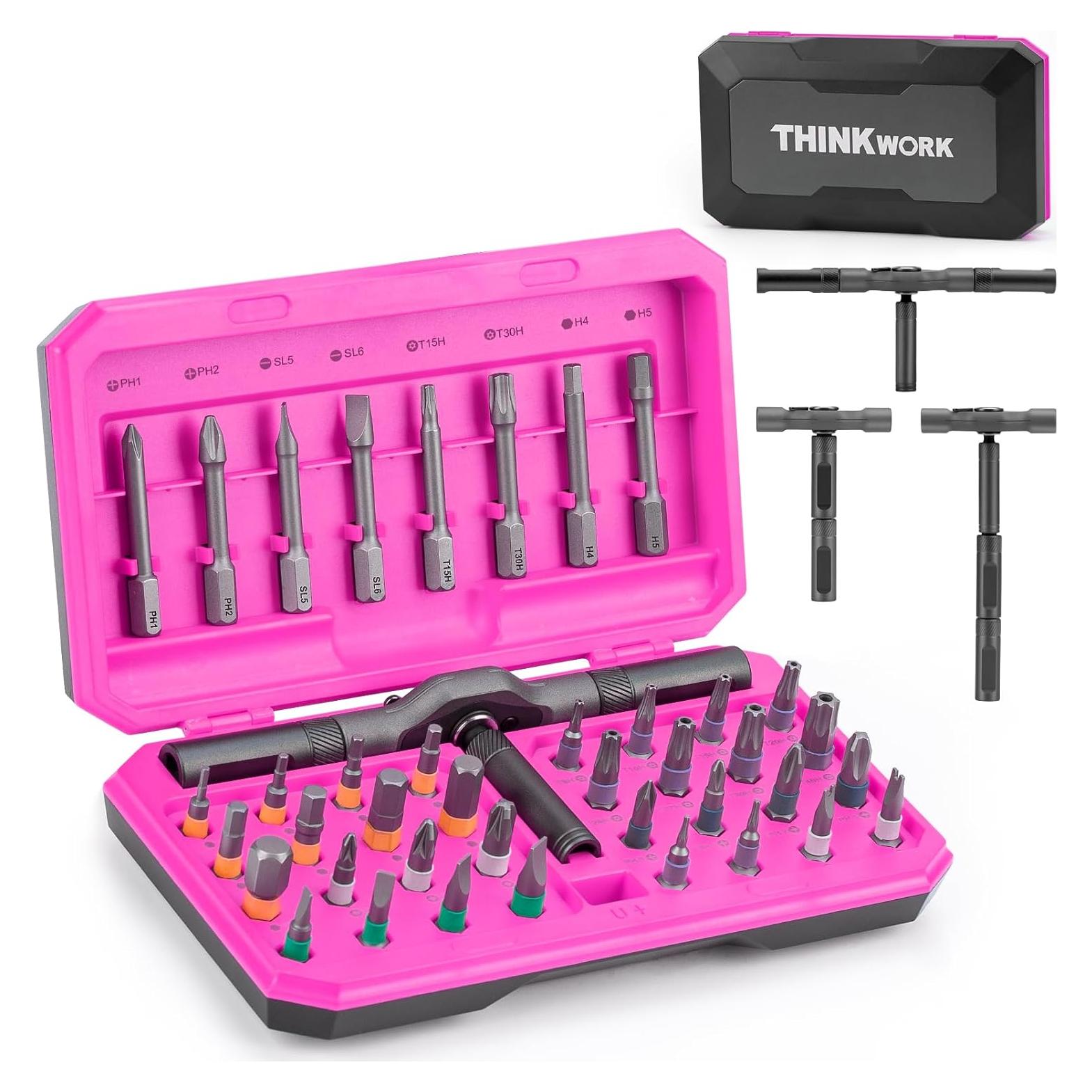Juego de Destornilladores Magnéticos 42 en 1 THINKWORK