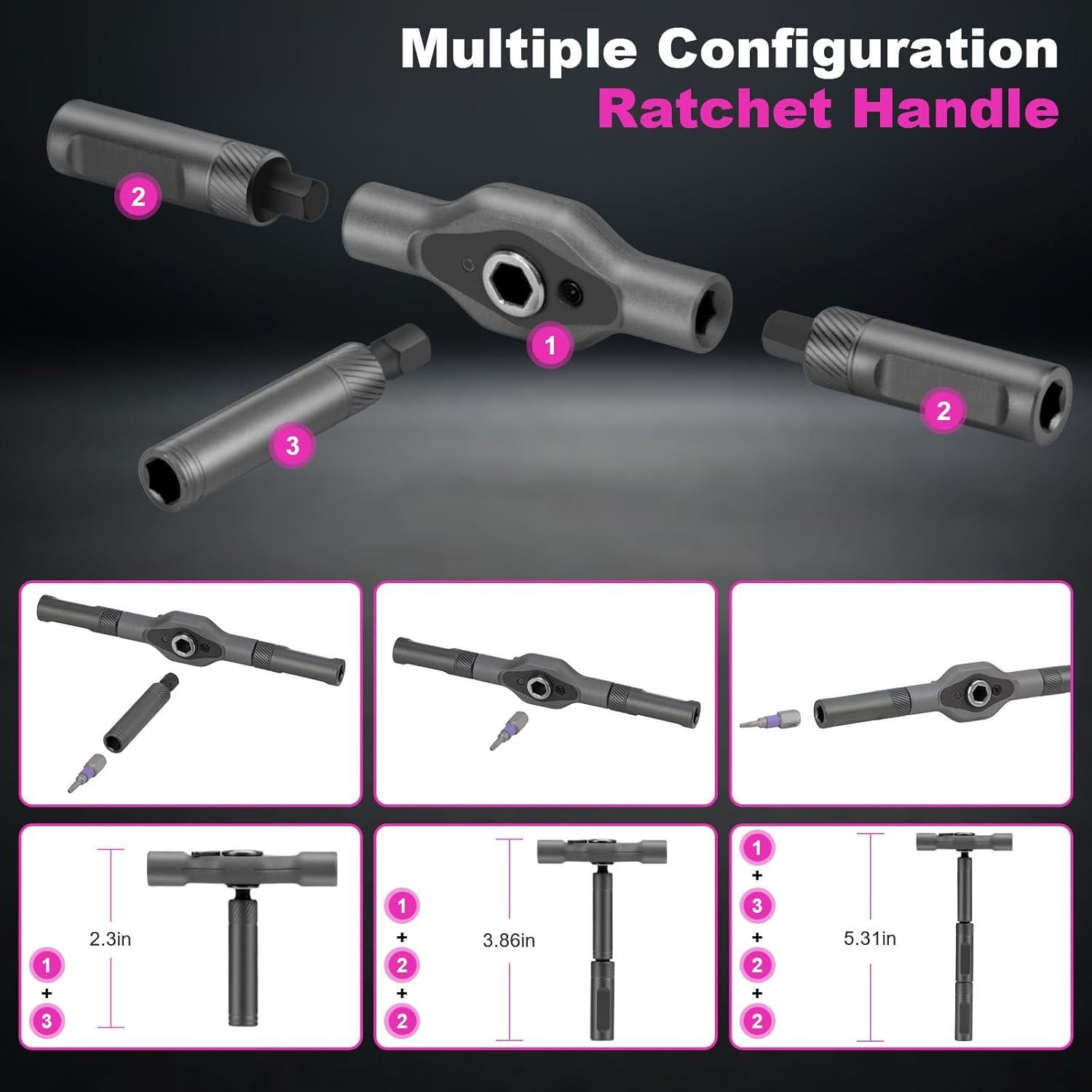 Juego de Destornilladores Magnéticos 42 en 1 THINKWORK
