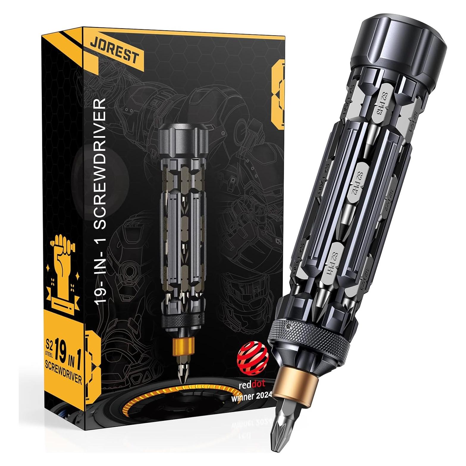 Destornillador Multibit EDC JOREST 19 en 1 Magnético