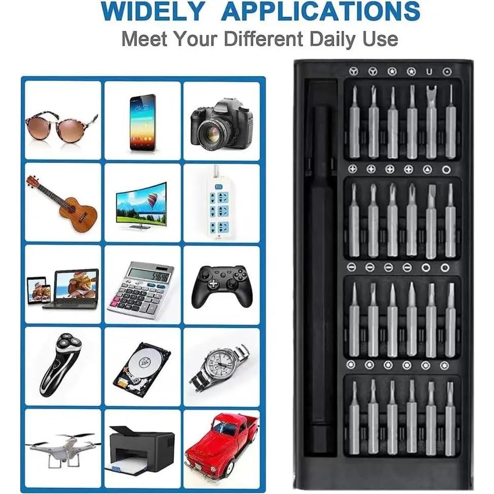 Juego de Destornilladores de Precisión Genérico 24 en 1 Ergonómico