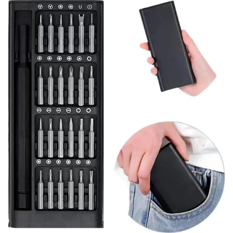 Juego de Destornilladores de Precisión Genérico 24 en 1 Ergonómico