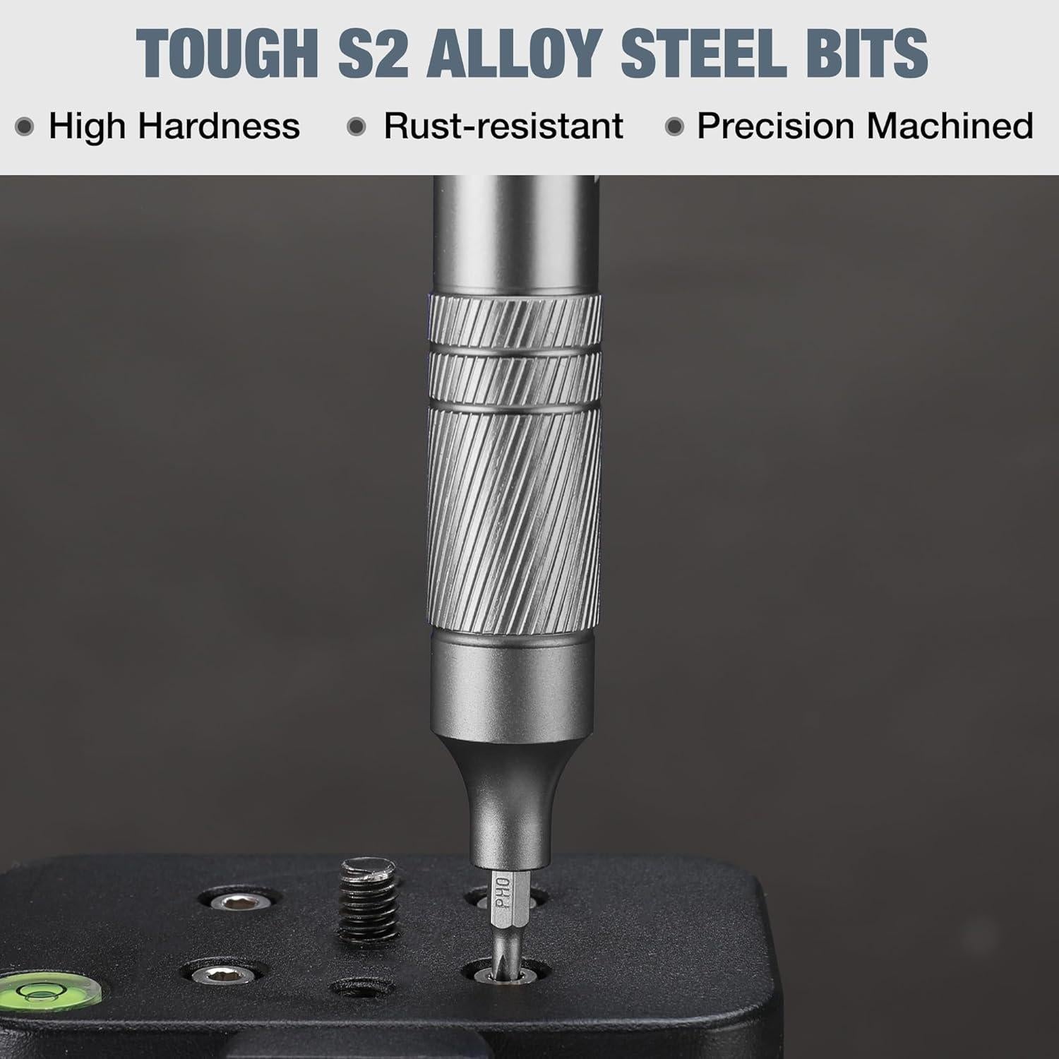 Juego de Destornilladores Mini 24 en 1 WORKPRO - Acero S2