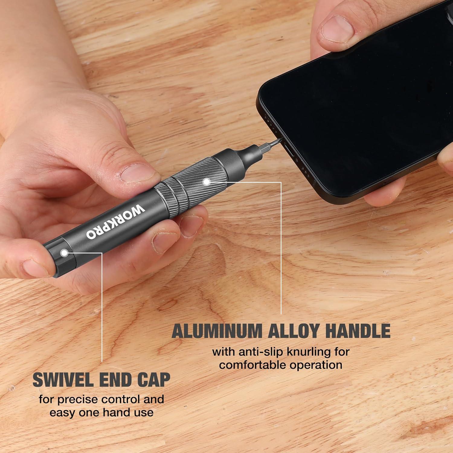 Juego de Destornilladores Mini 24 en 1 WORKPRO - Acero S2