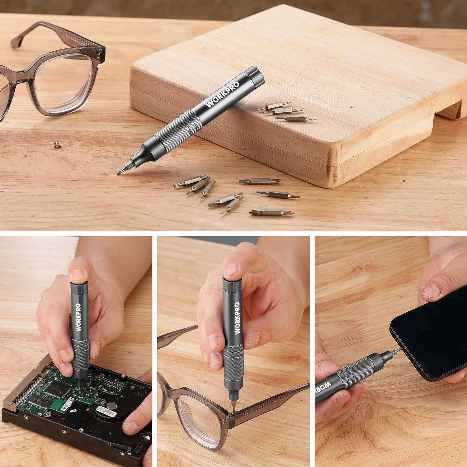 Juego de Destornilladores Mini 24 en 1 WORKPRO - Acero S2