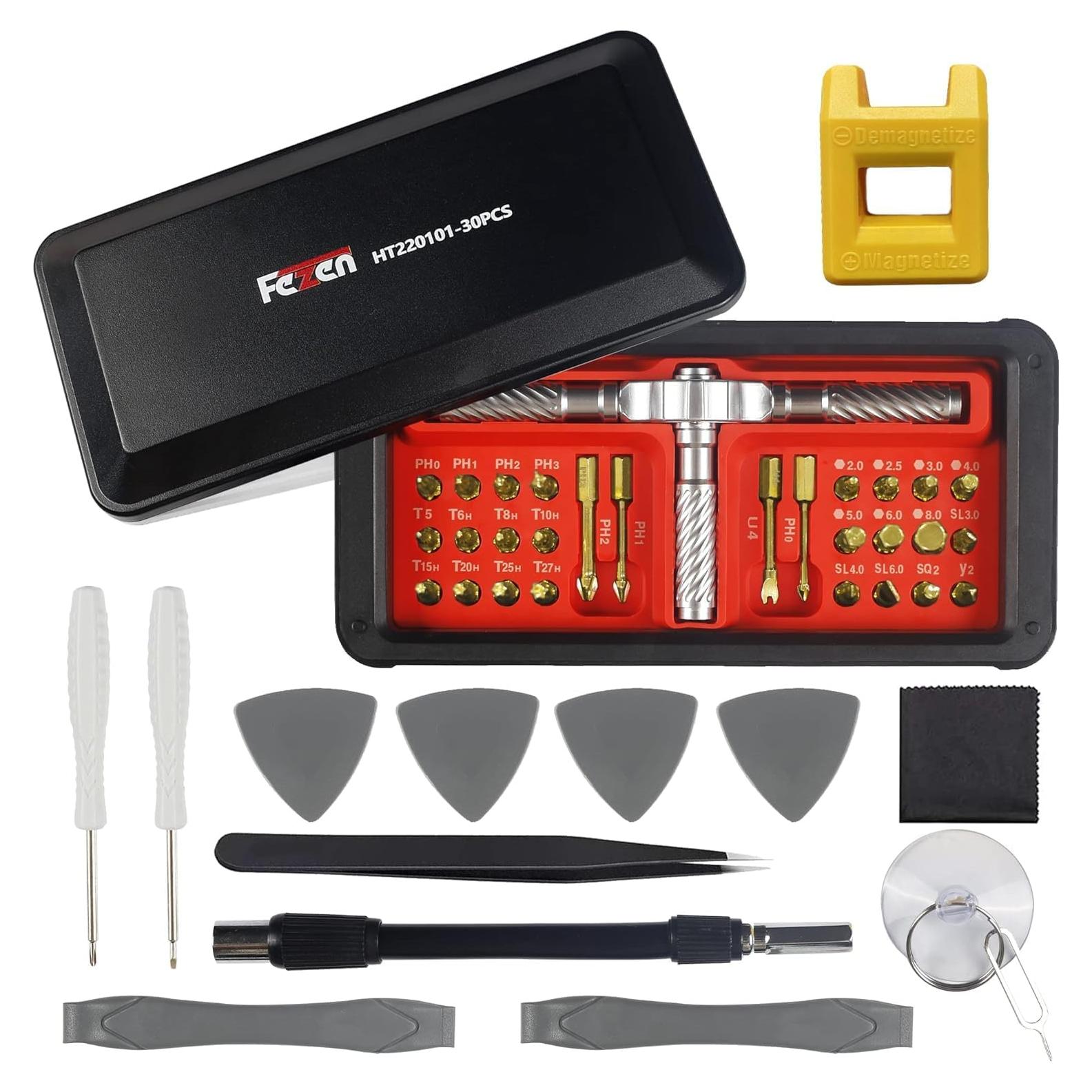 Kit de Destornilladores 30 en 1 KER con Punta Magnética