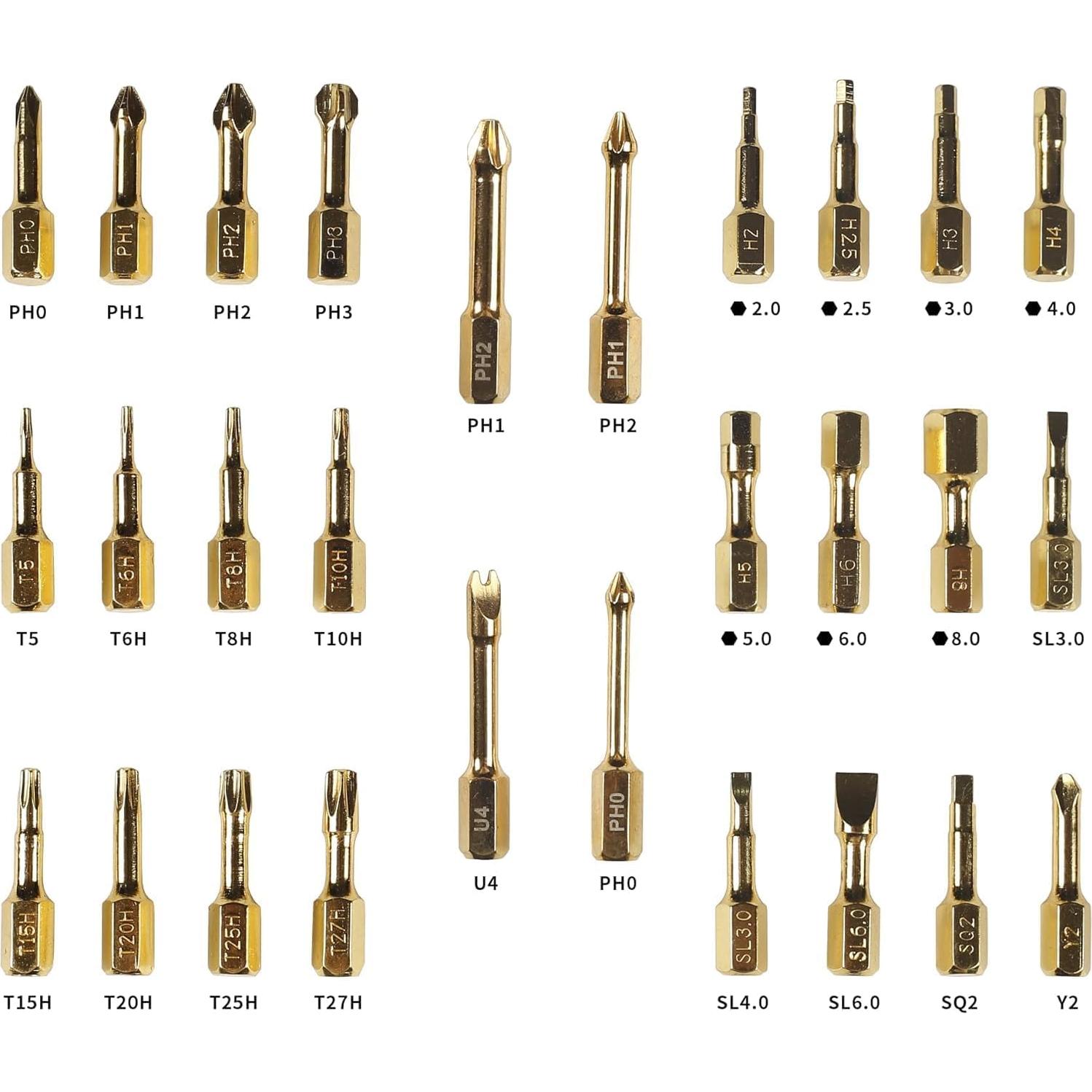 Kit de Destornilladores 30 en 1 KER con Punta Magnética