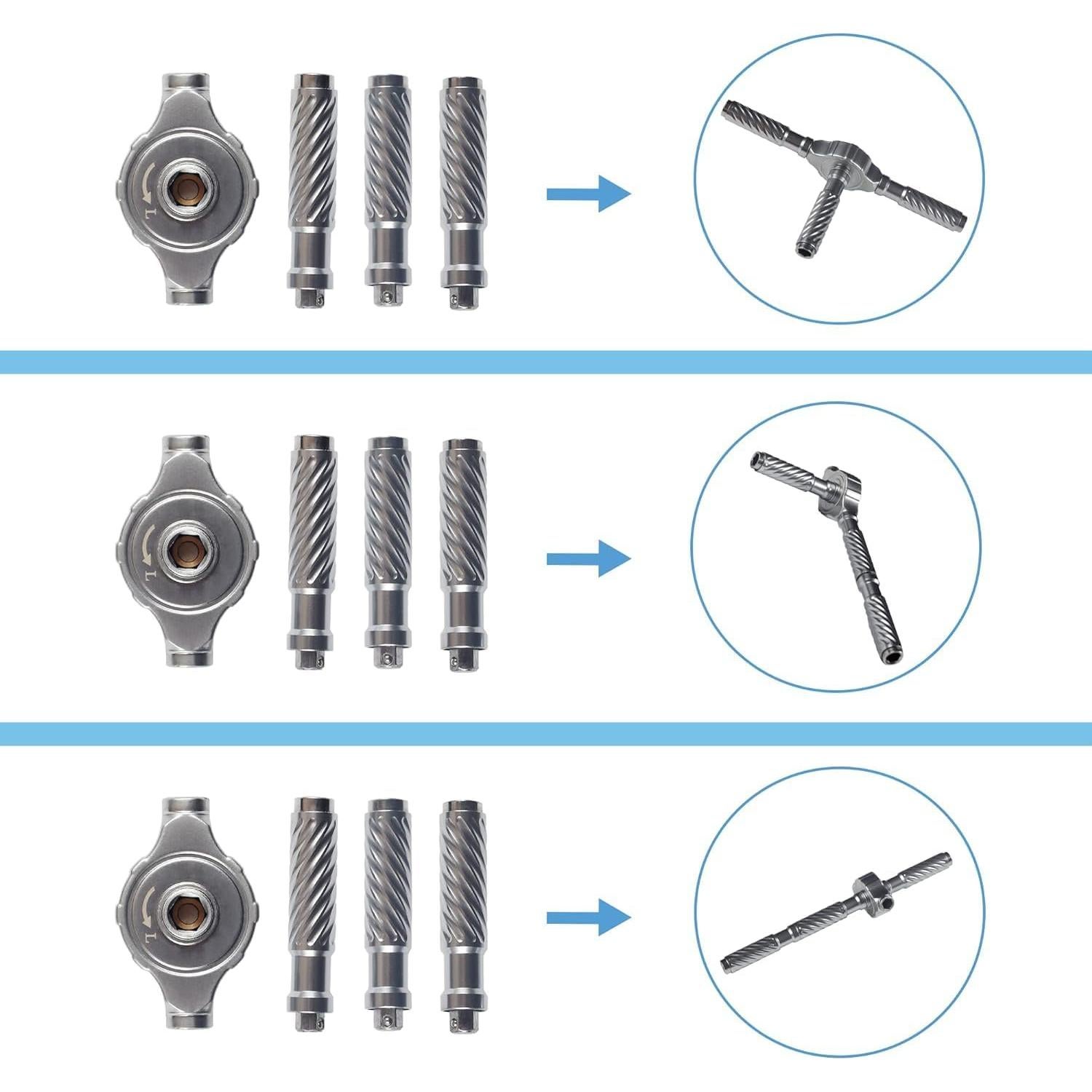 Kit de Destornilladores 30 en 1 KER con Punta Magnética