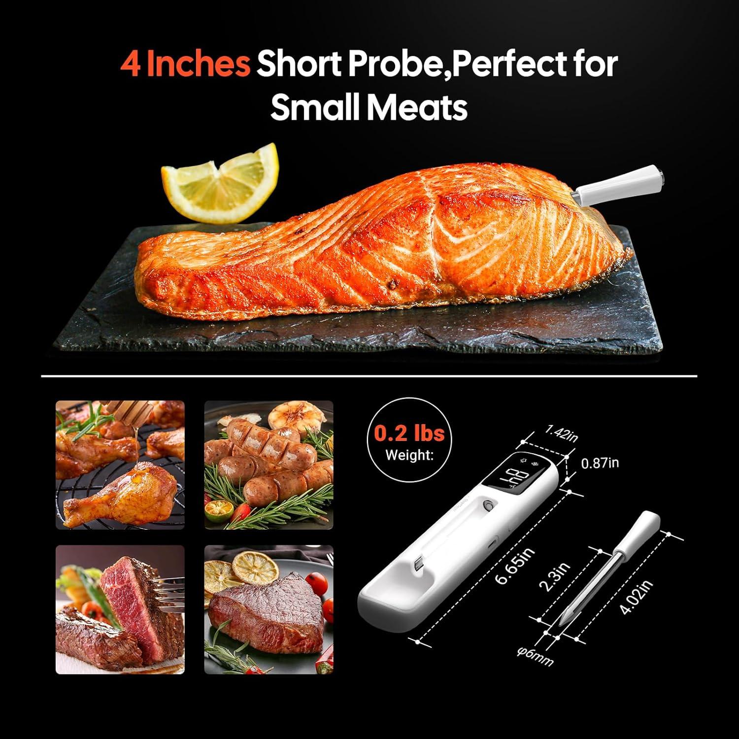 Termómetro de Carne Inalámbrico CharMeter ISVT-11-B 10.16 cm