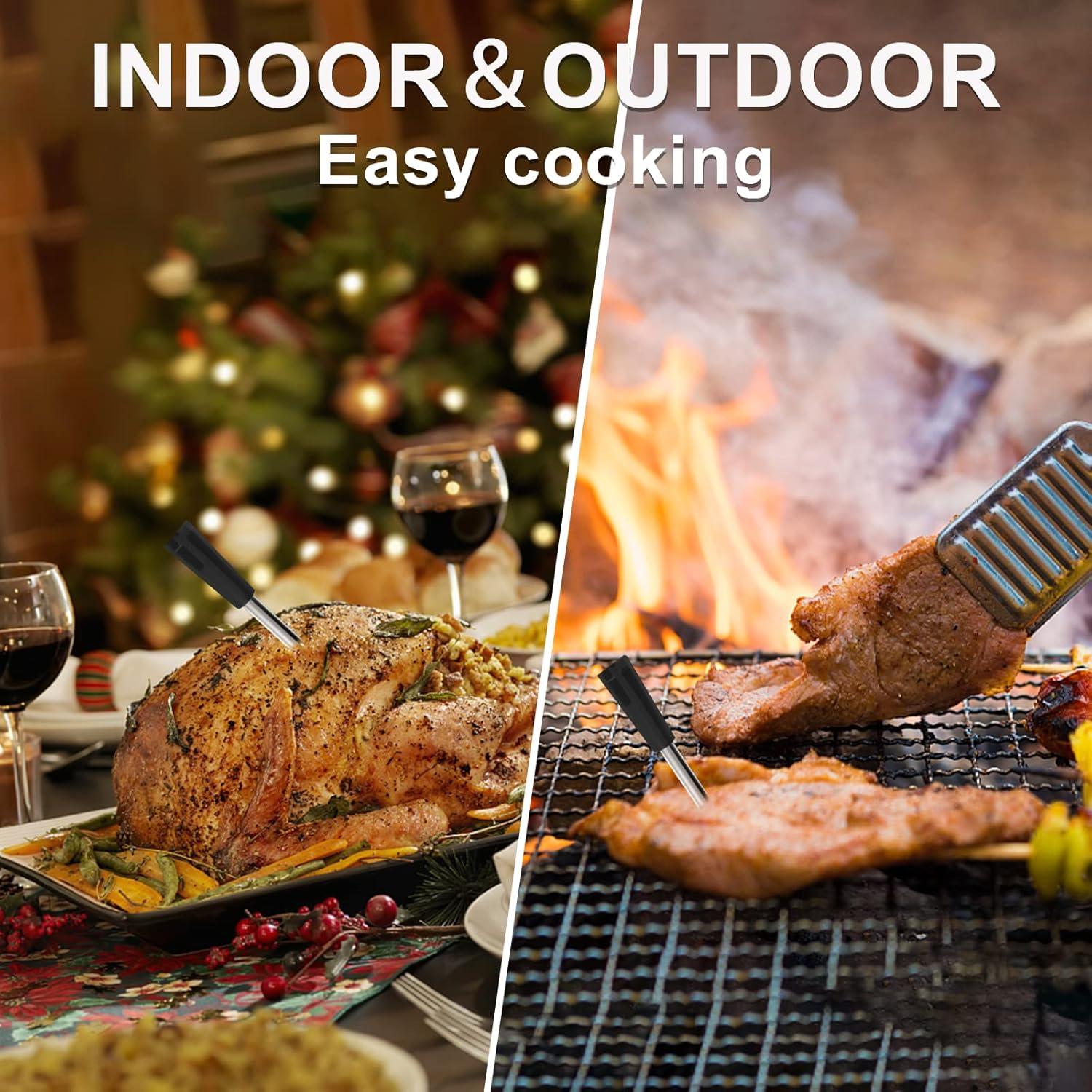 Termómetro de Carne Inalámbrico Bluetooth YONZHENG 60m Recargable