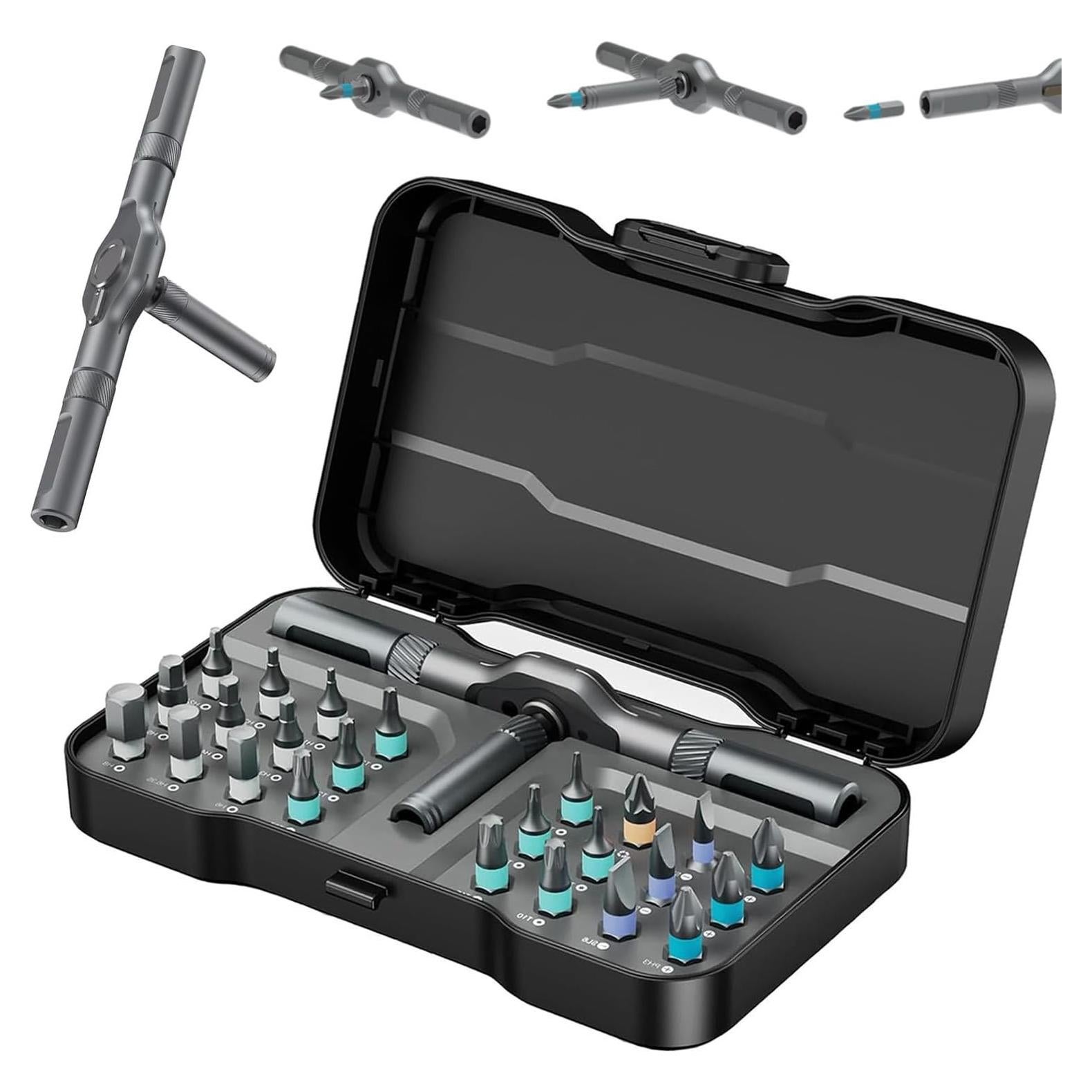 Juego de Destornillador Magnético 24 en 1 AULCTR Ergonómico