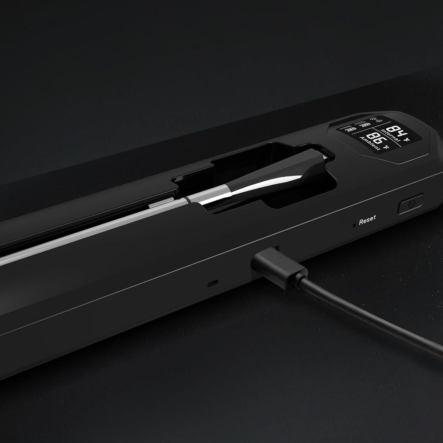 Termómetro de Carne Inalámbrico JUELICH Bluetooth 250m Precisión