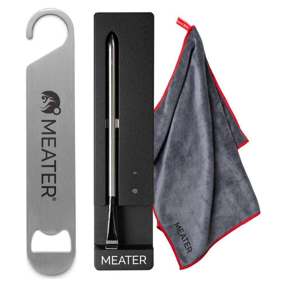 Conjunto MEATER SE: Termómetro Inteligente + Toalla + Abrebotellas