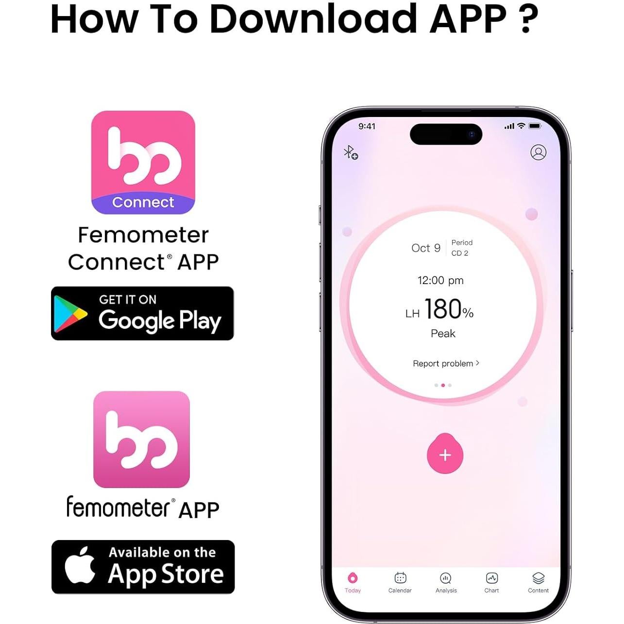 Termómetro Basal Inteligente Femometer Morado con APP