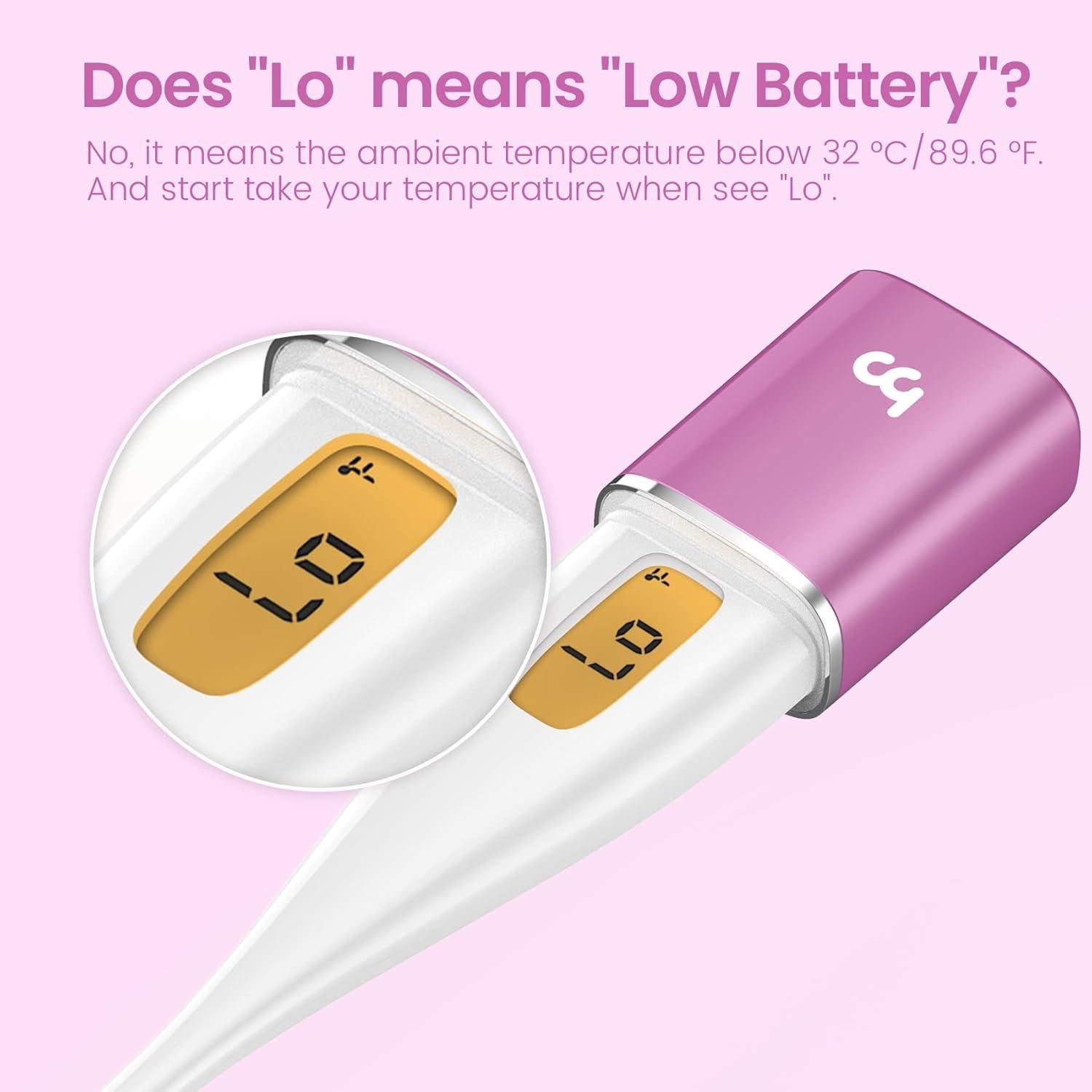 Termómetro Basal Inteligente Femometer Morado con APP